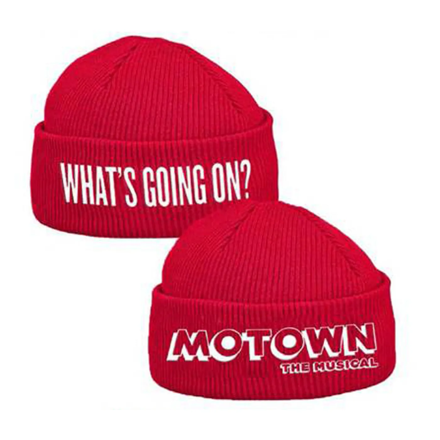 Motown The Musical What's Going On Motown Red Beanie