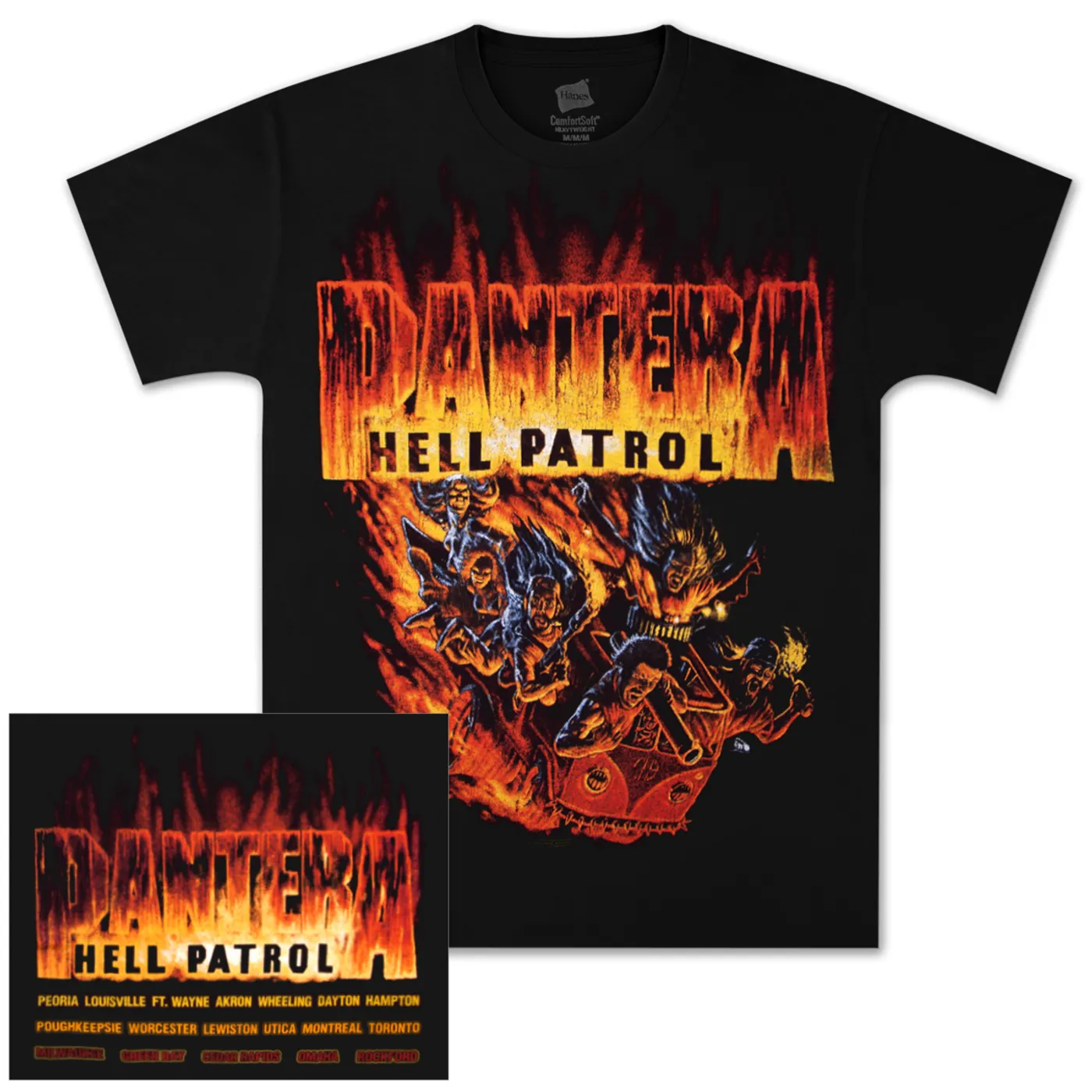 【激レア】ヴィンテージ PANTERA HELL PATROL Tシャツ Vintage Pantera Hell Patrol T-shirt L/XL | eBay