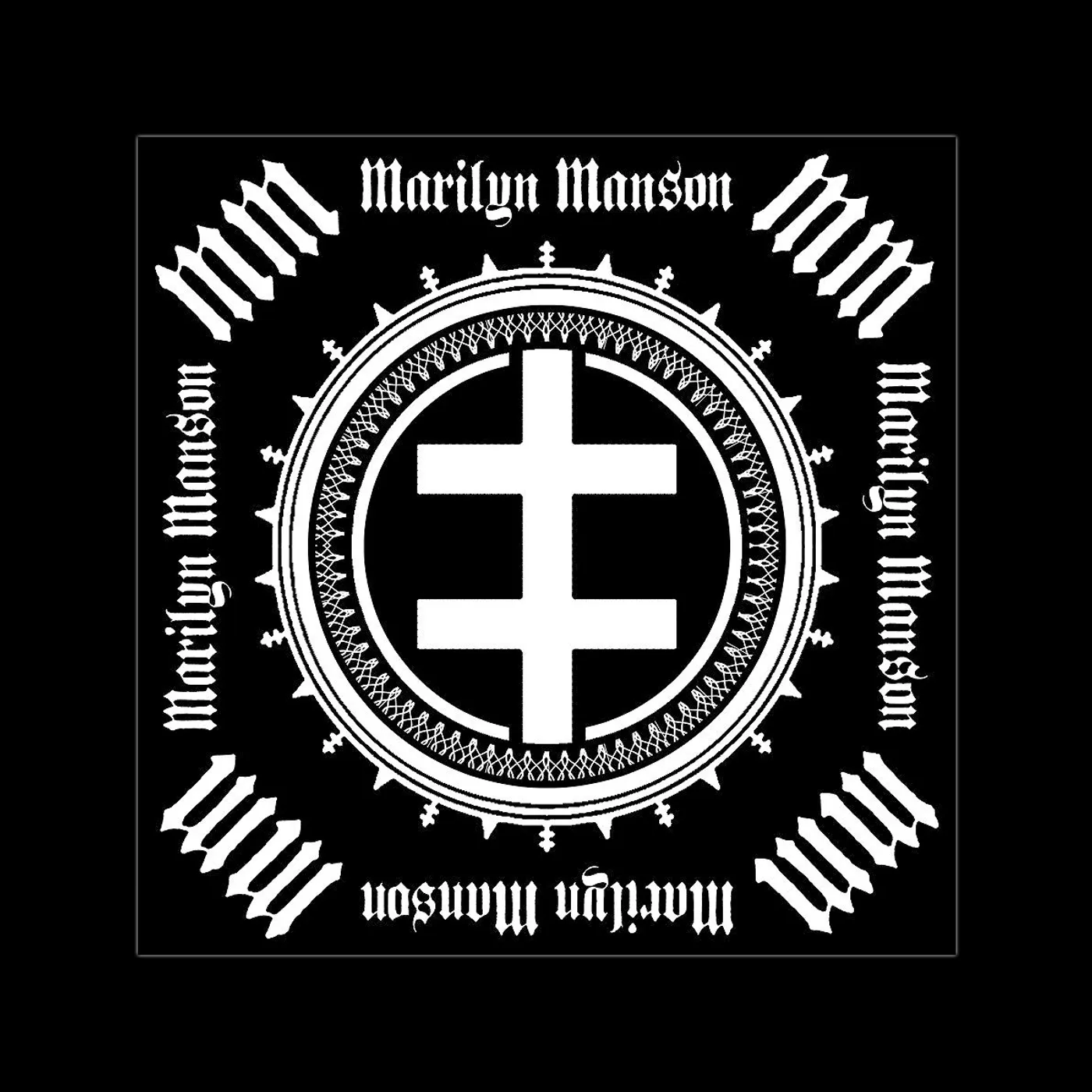 Marilyn Manson Double Cross Bandana