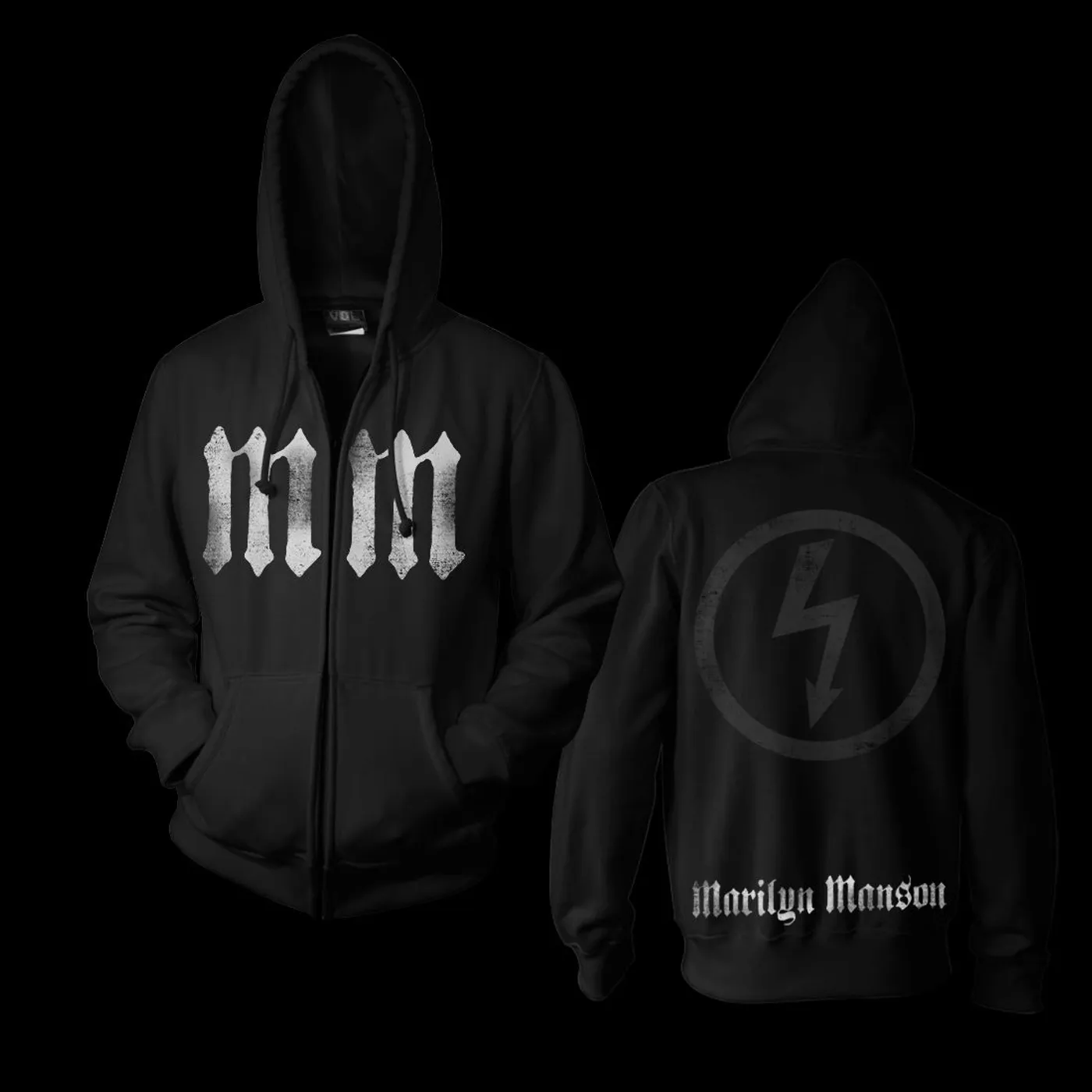 Marilyn Manson Tonal Shock Hoodie