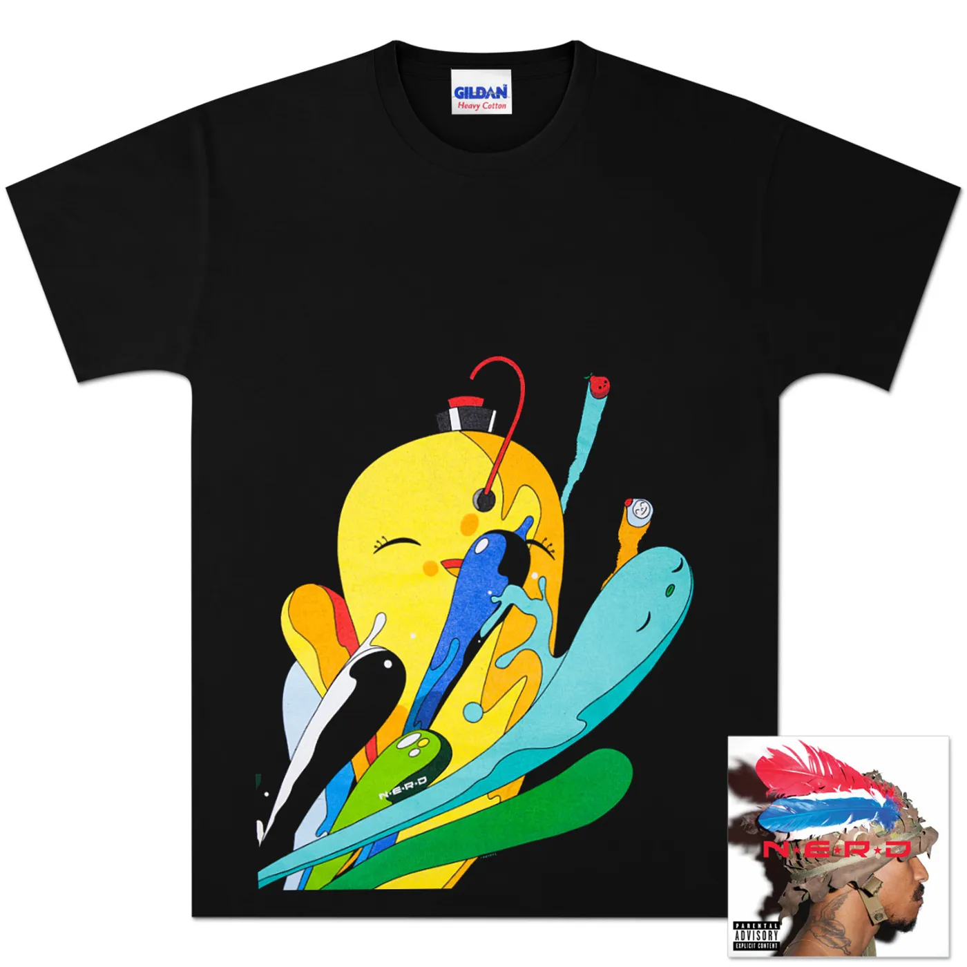 N.E.R.D Nothing Deluxe Edition MP3 and T-Shirt Bundle