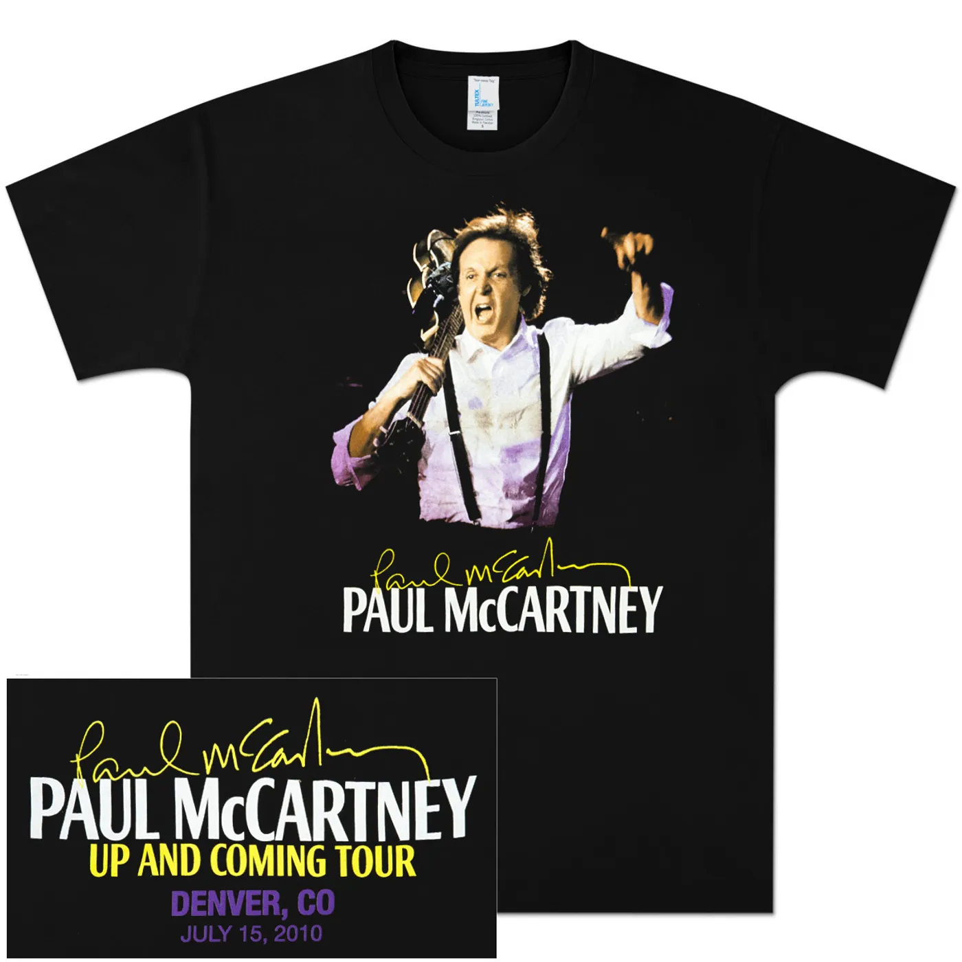 Paul McCartney Up and Coming Event T-Shirt - Denver