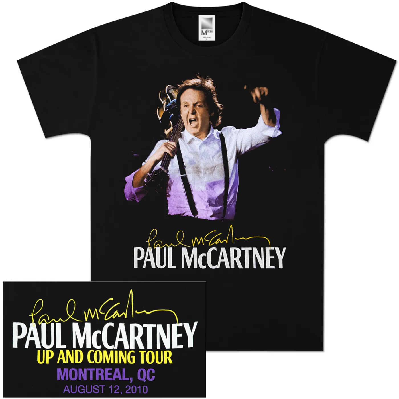 Paul McCartney Up and Coming Event T-Shirt - Montreal