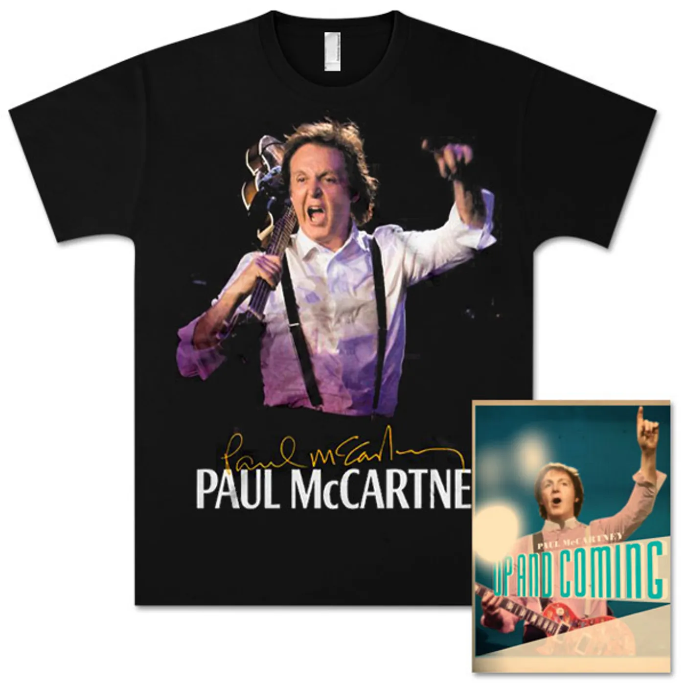 Paul McCartney Up and Coming Miami Event T-Shirt and Tour Programme Bundle