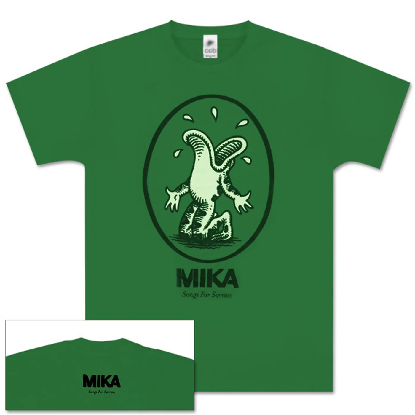 Mika Green Oval Frog Men's Tee