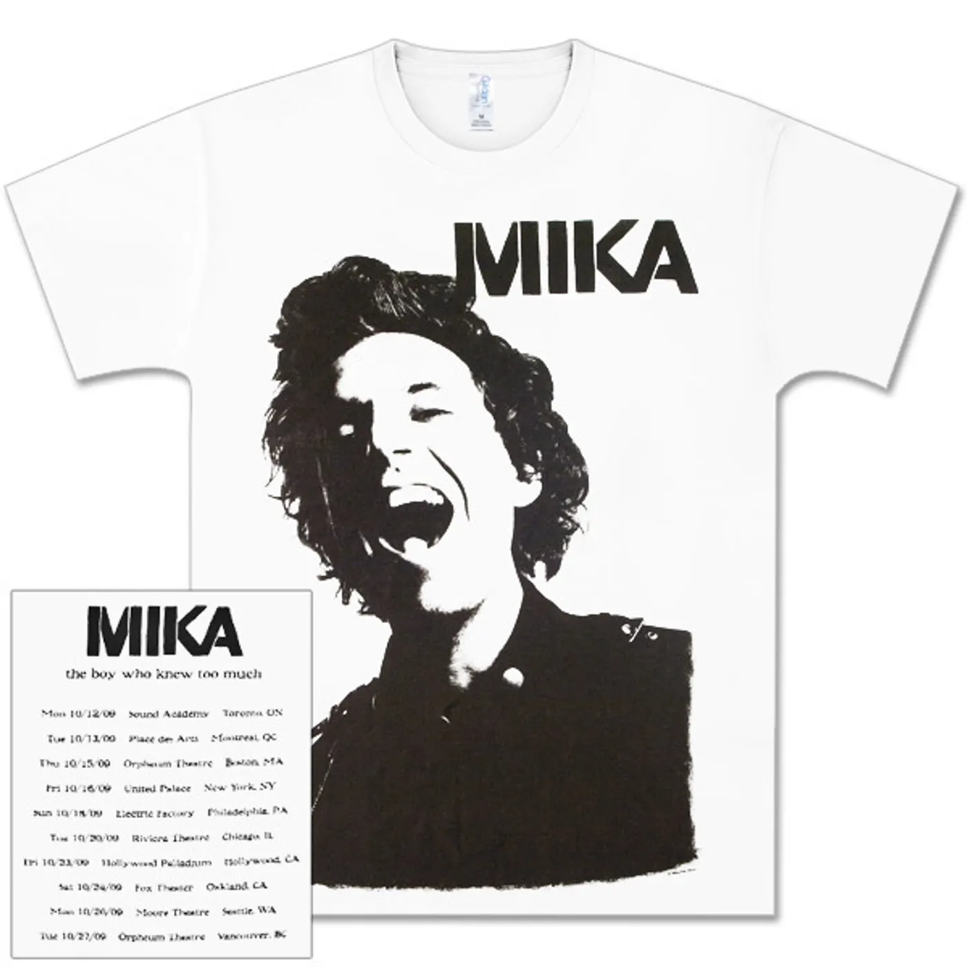 Mika White Portrait Tee