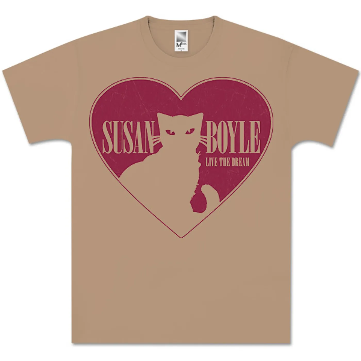 Susan Boyle Cat Heart T-Shirt