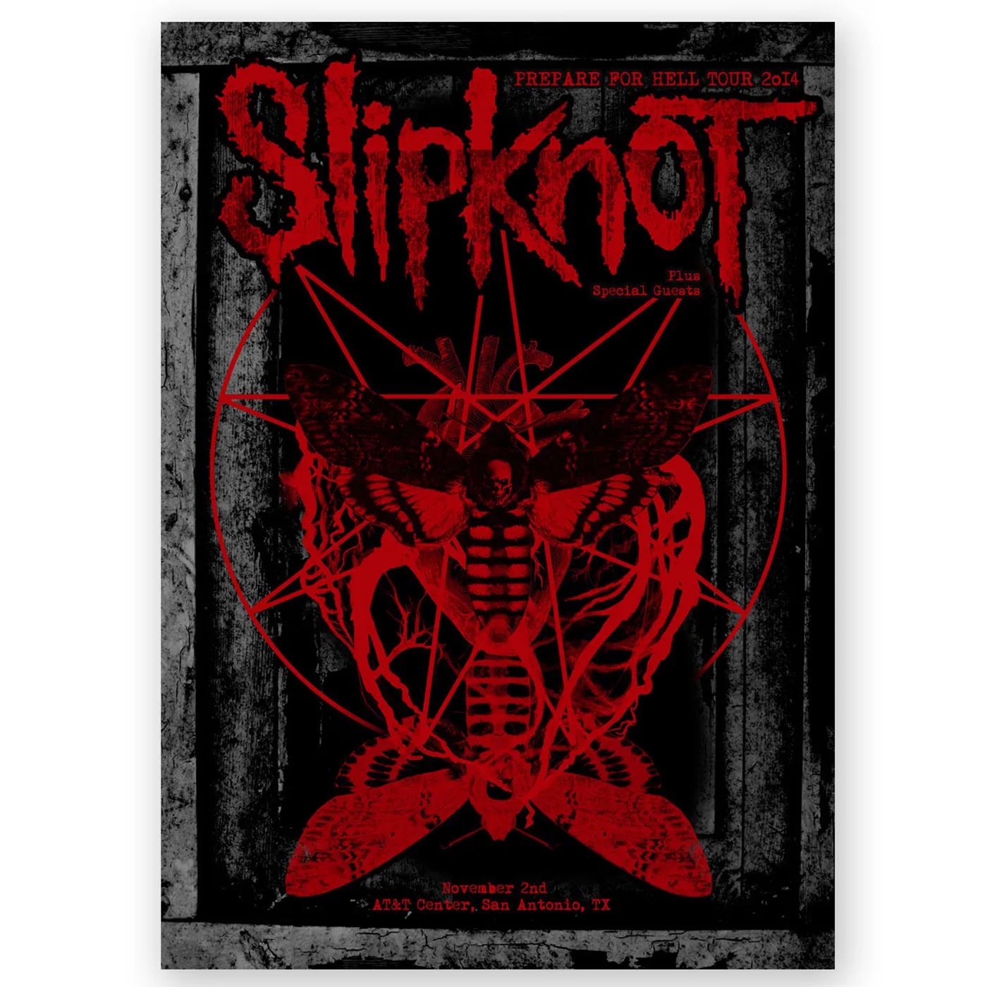 Slipknot San Antonio Event Poster