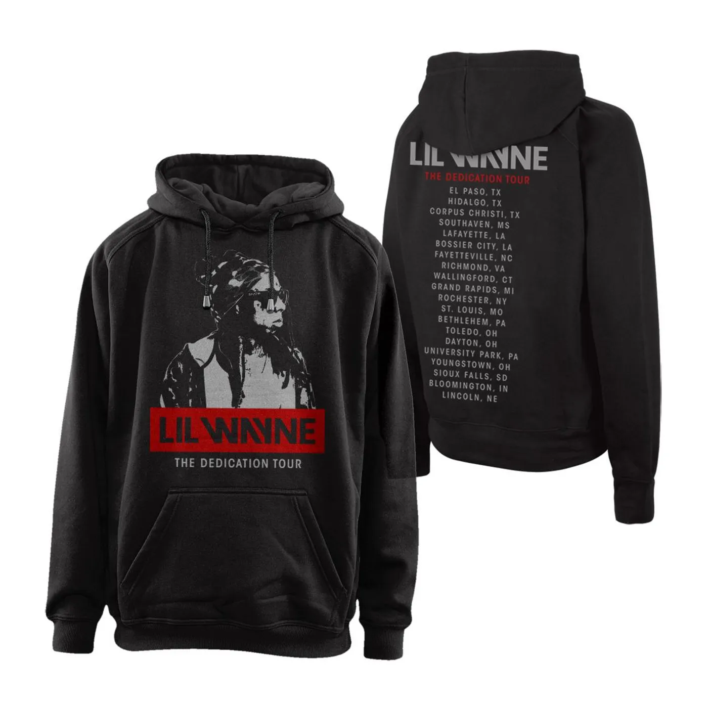 Lil Wayne Black and White Wayne Tour Pullover