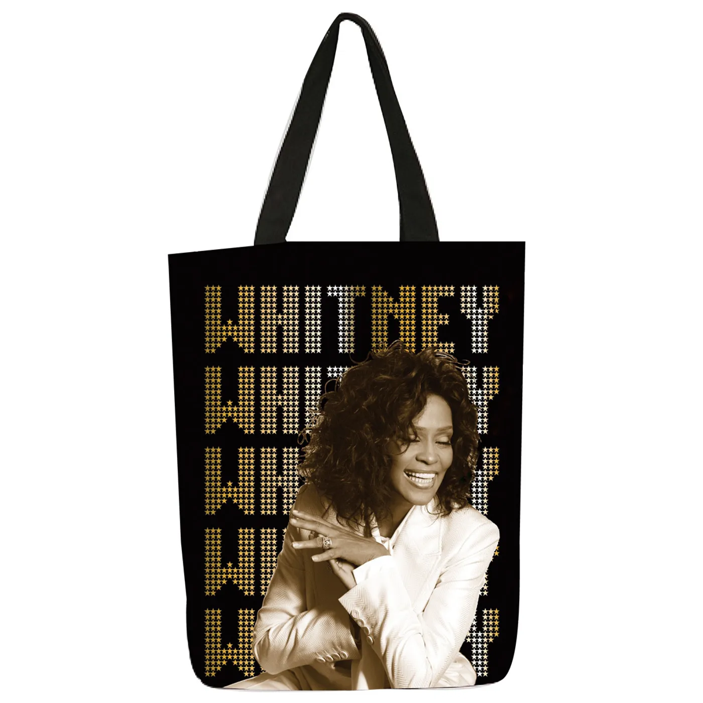 Whitney Houston Dots Logo Tote Bag