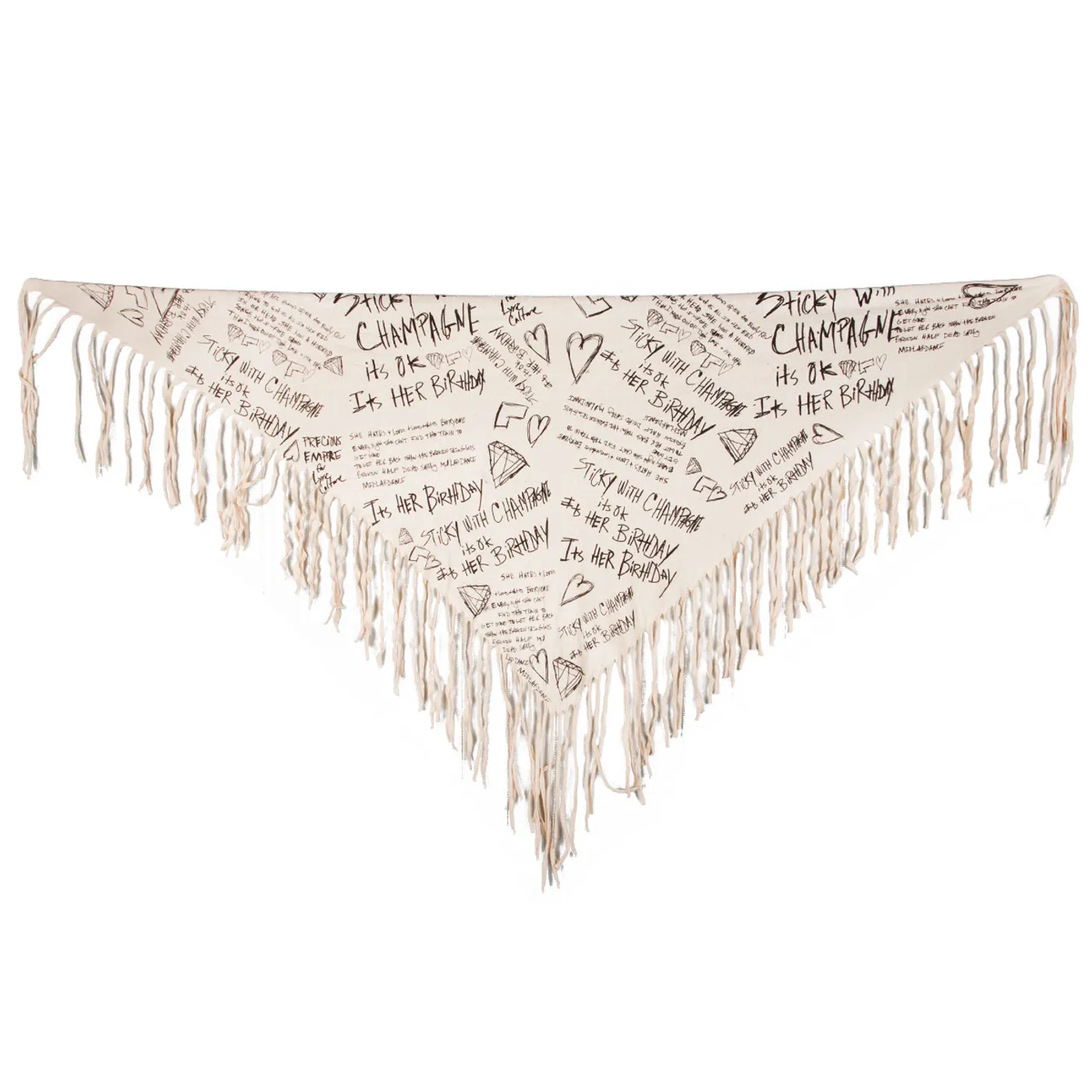 Semi Precious Weapons Lyrics Fringe Scarf