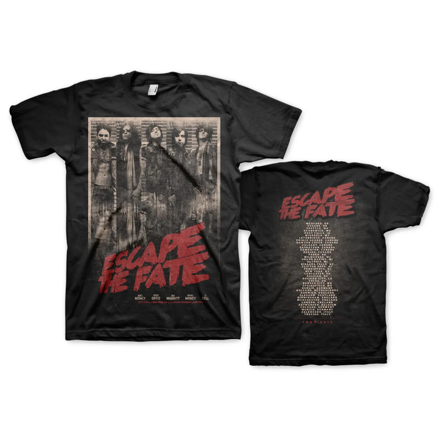 Escape the Fate Grindhouse Tour T-Shirt