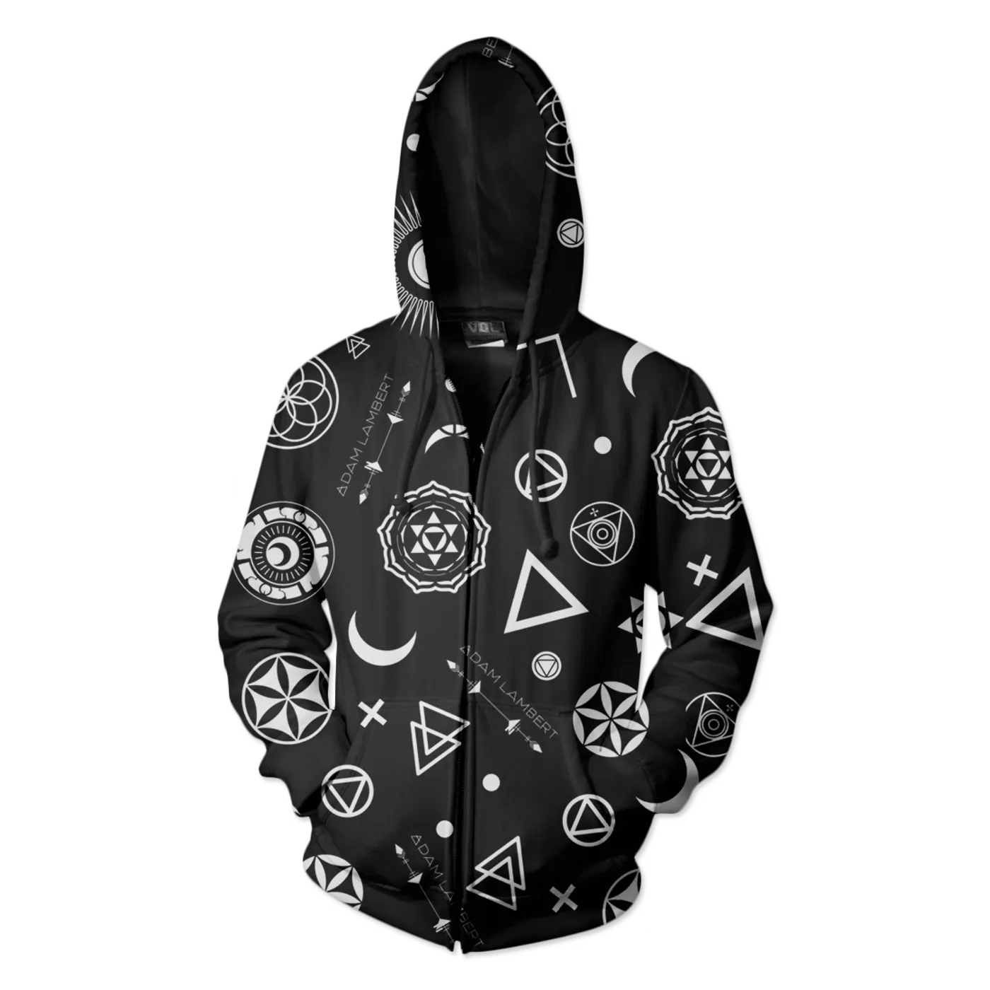Adam Lambert GEO ZIP HOODIE