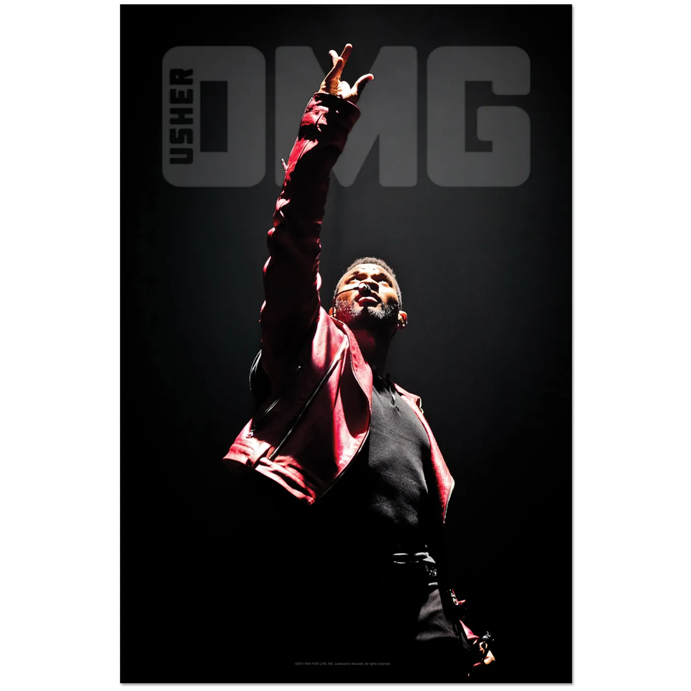 Usher Up Above OMG Poster