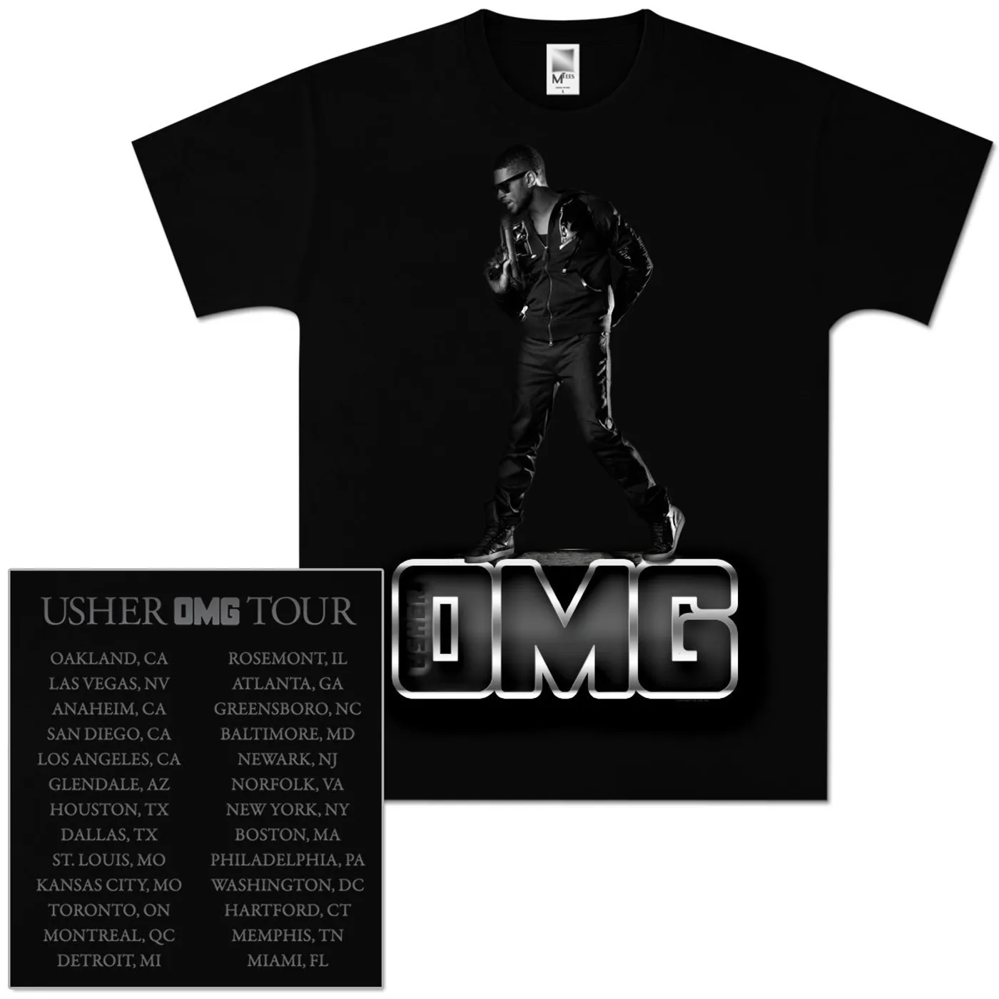Usher Standing Slim Fit T-Shirt