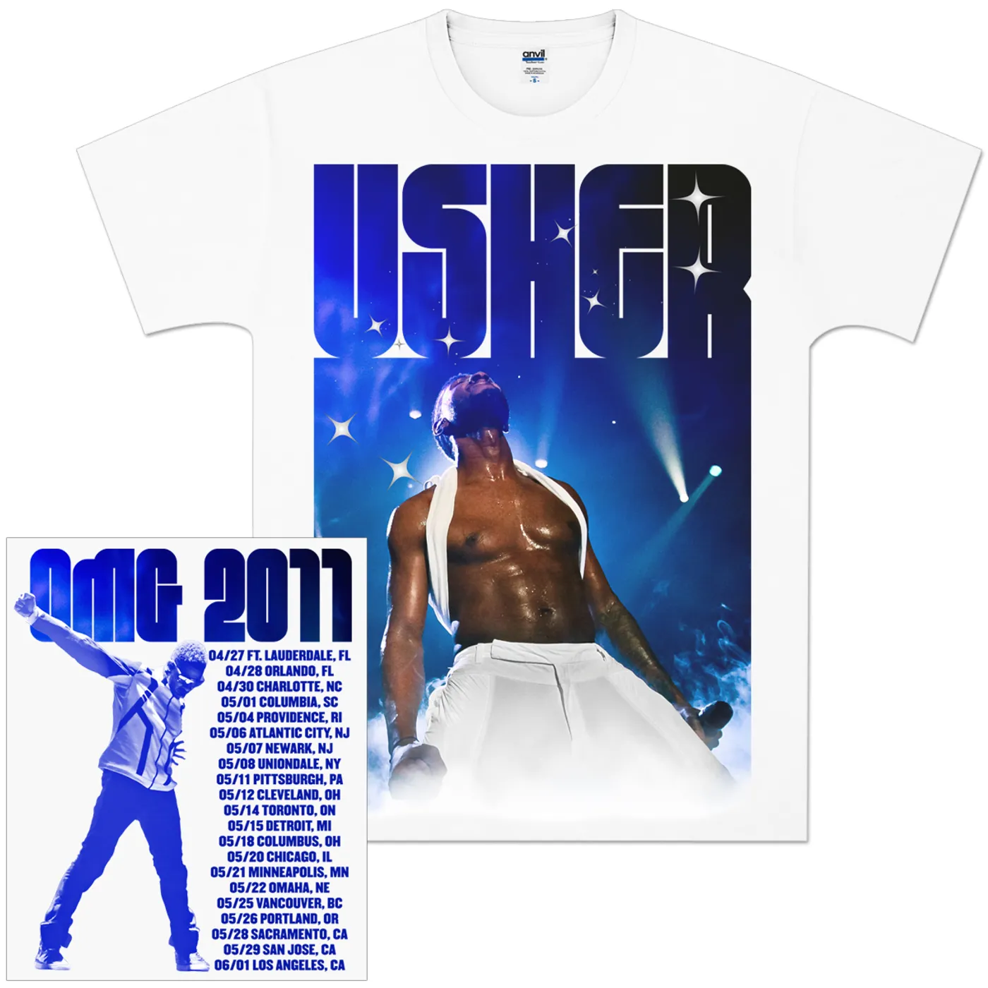 Usher 2011 Power Tour T-Shirt