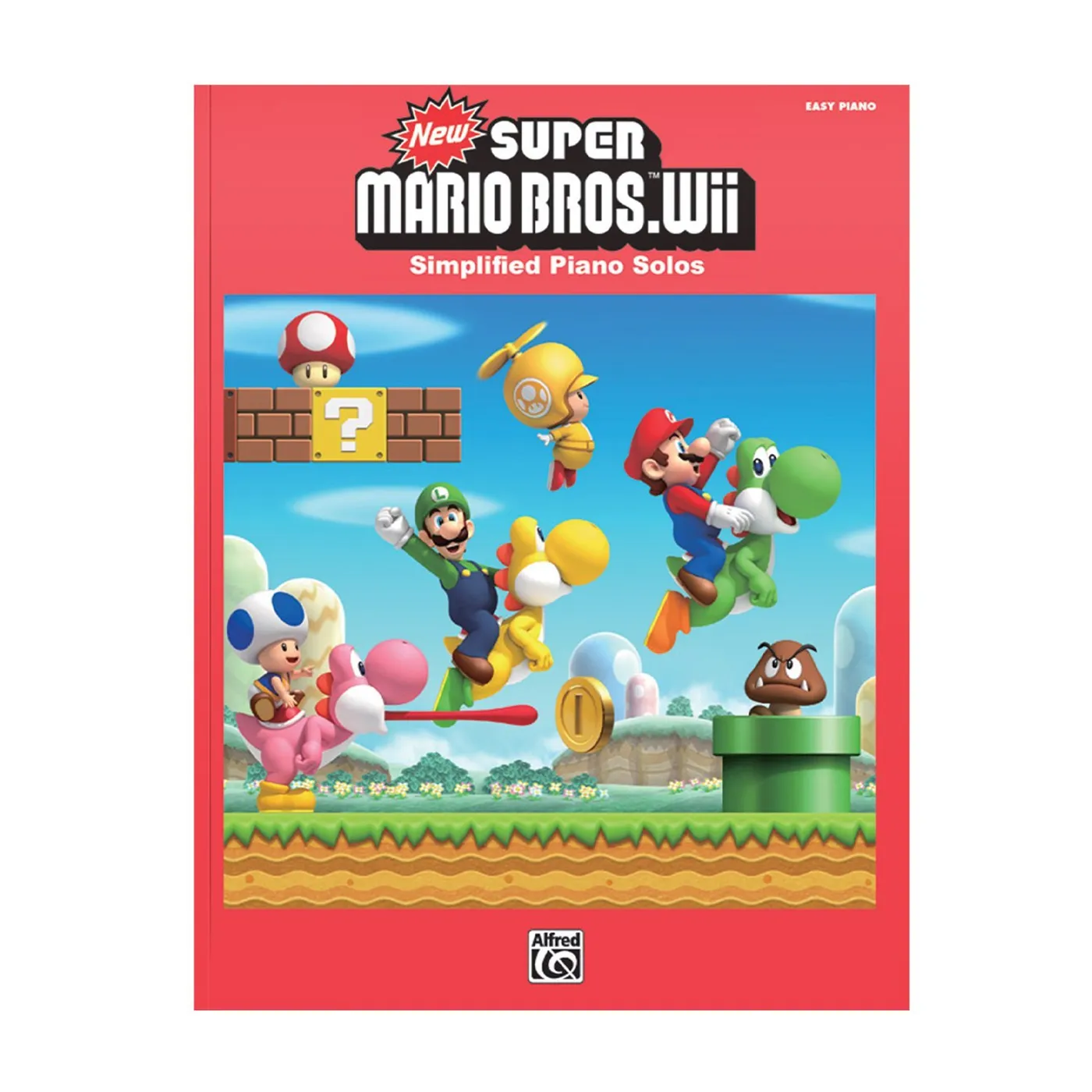 Various Artists  New Super Mario Bros.™ Wii (Simplified Piano Solos) (Sheet Music Book)