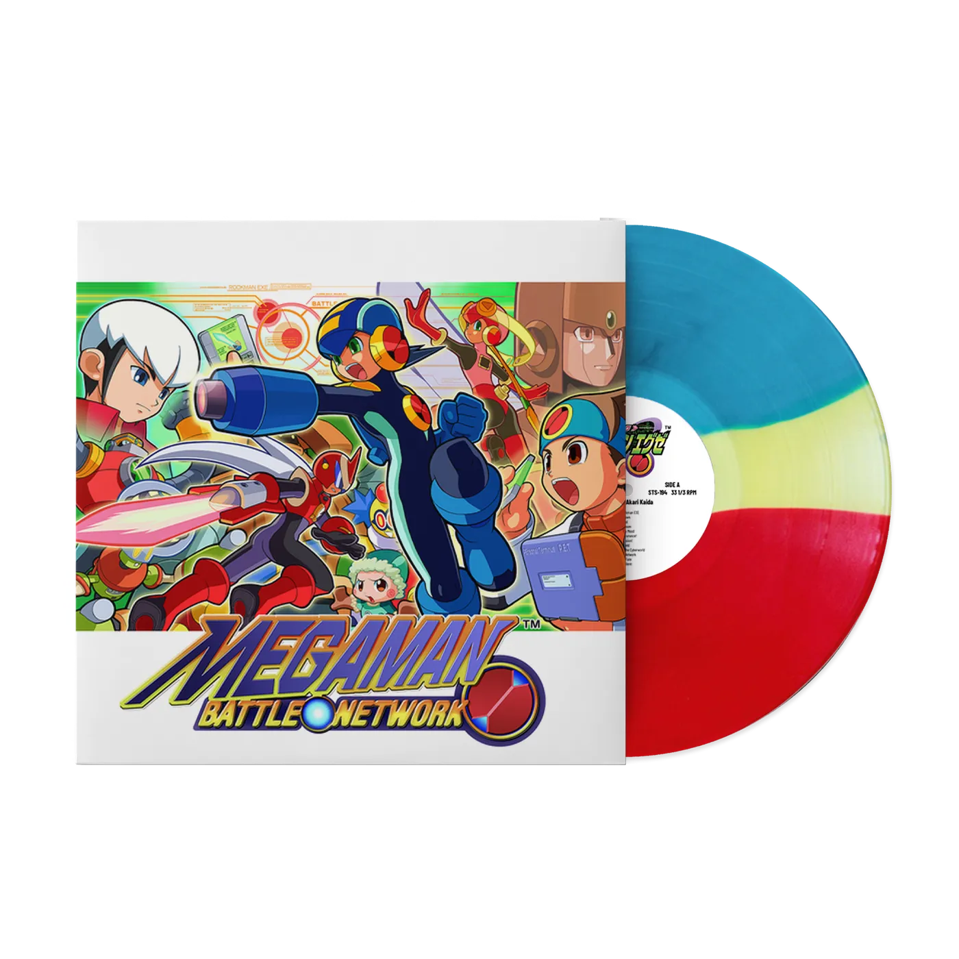 Mega Man Battle Network (Original Video Game Soundtrack) - Akari Kaida (1xLP Vinyl Record) [Tricolor Variant]