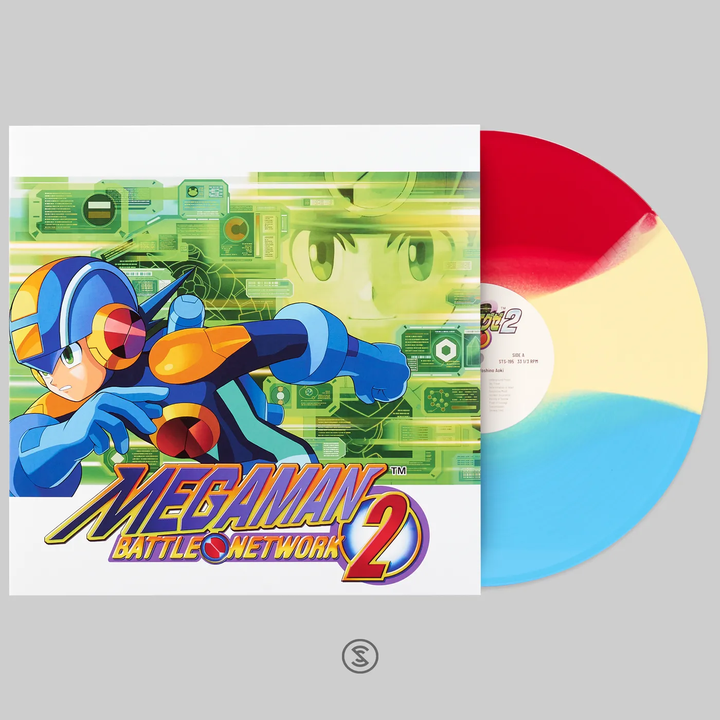 Mega Man Battle Network 2 (Original Video Game Soundtrack) - Yoshino Aoki (1xLP Vinyl Record) [Tricolor Variant]