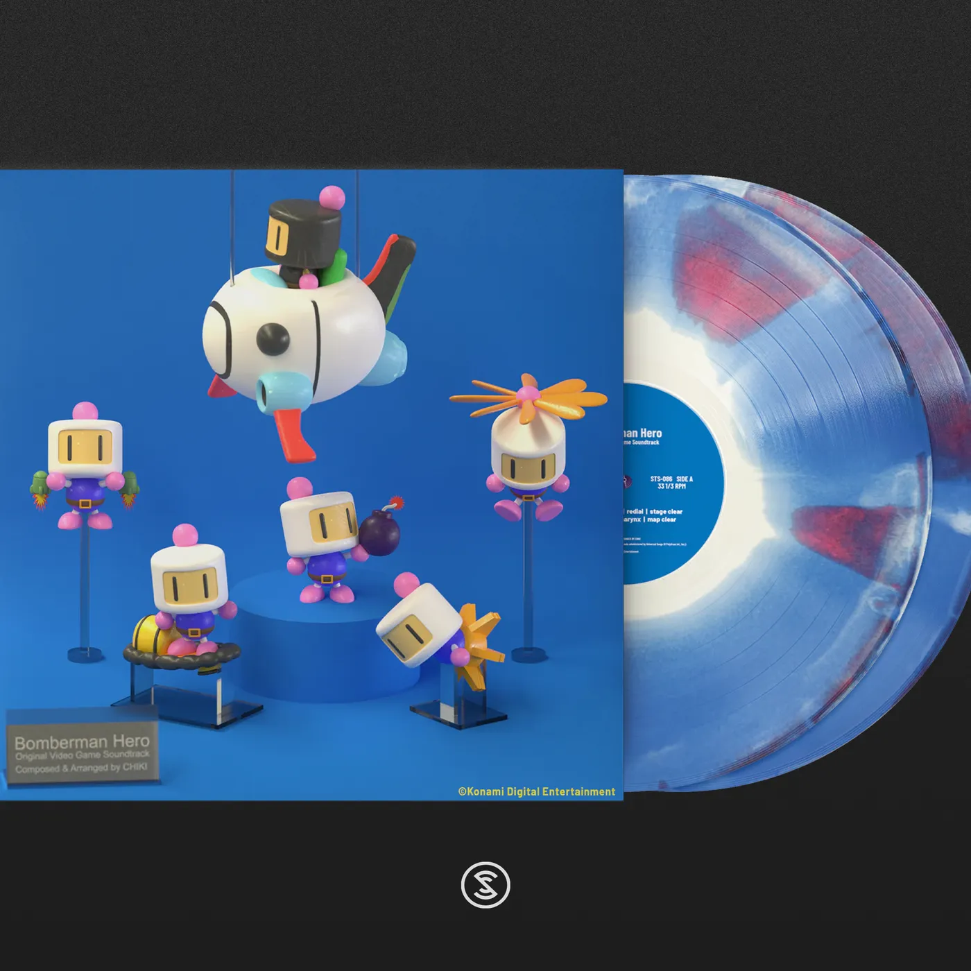 Bomberman Hero (Original Soundtrack) - Jun Chikuma (2xLP Vinyl Record) - Limited Edition