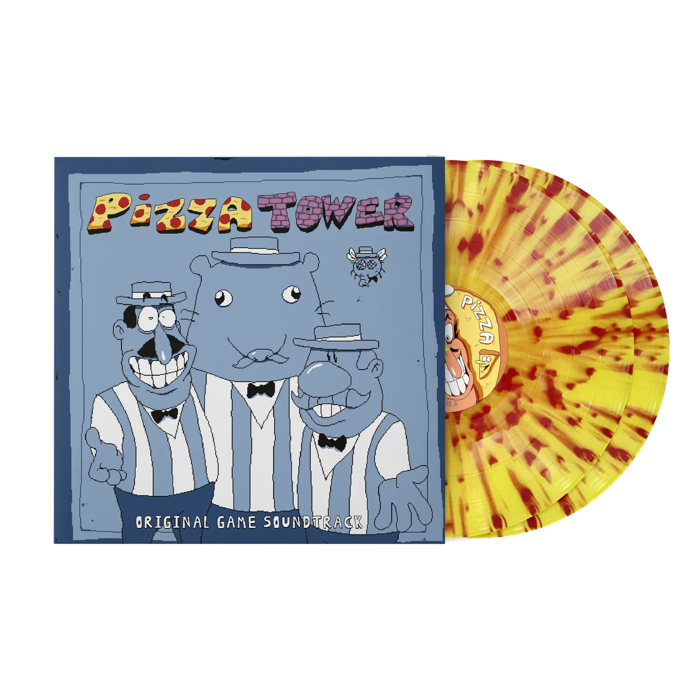 Pizza Tower (Original Game Soundtrack) - Mr. Sauceman, ClascyJitto, & Post Elvis (2xLP Vinyl Record)
