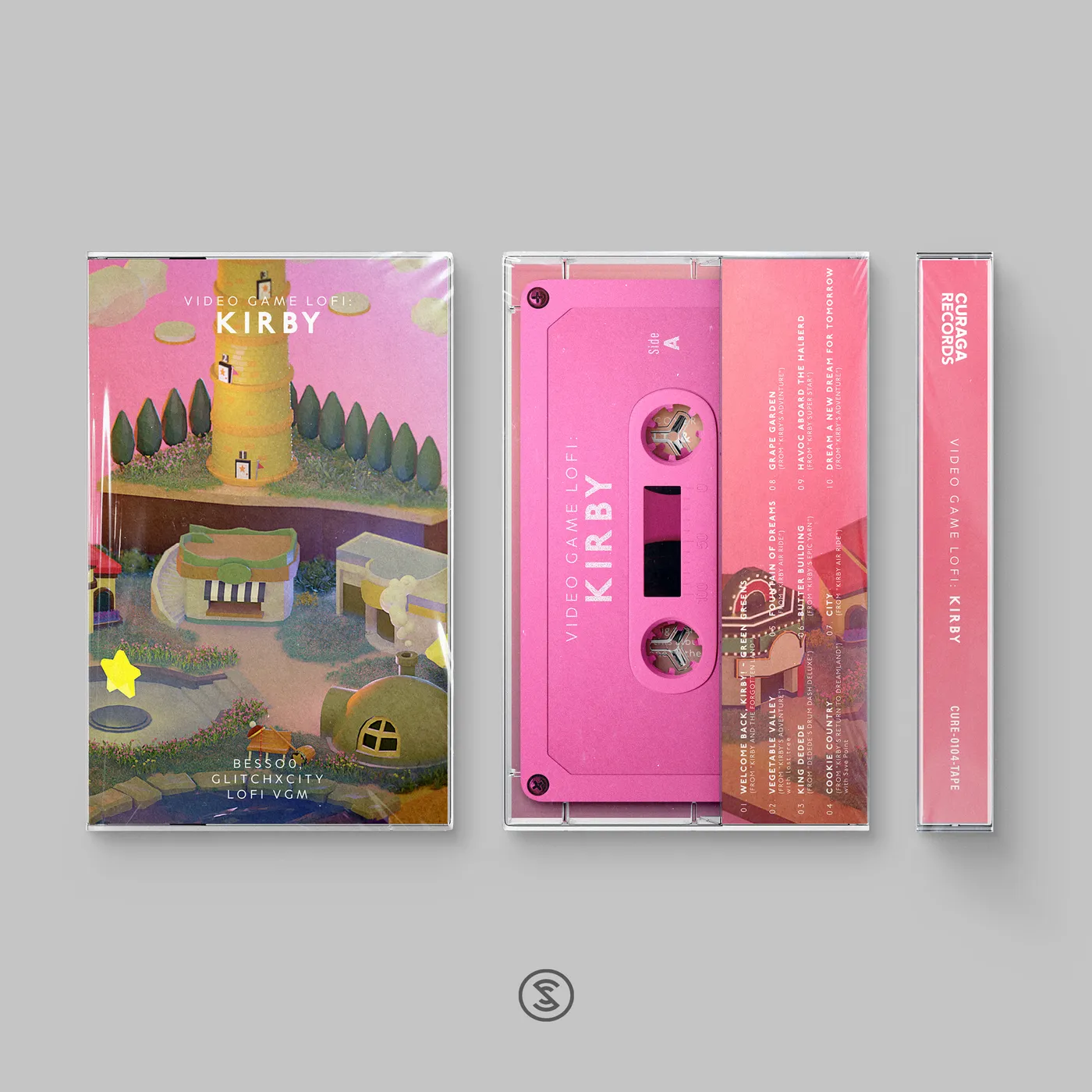 GlitchxCity Video Game LoFi: Kirby (Cassette Tape)