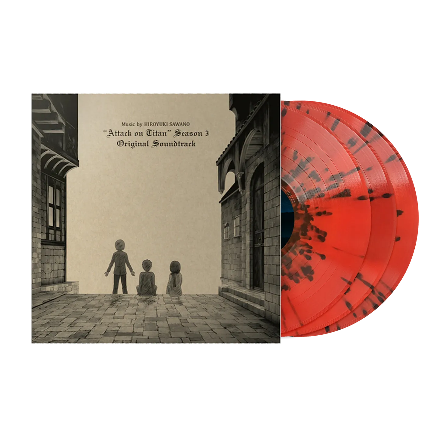 Attack on Titan Season 3 (Original Soundtrack) - Sawano Hiroyuki [Colossal Titan Variant] (3xLP Vinyl Record)