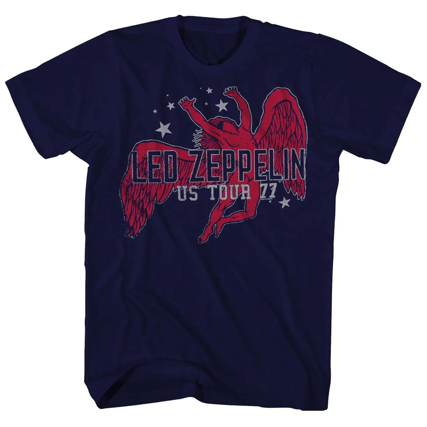 Led Zeppelin T-Shirt | Icarus Stars '77 US Tour T-Shirt (Reissue)
