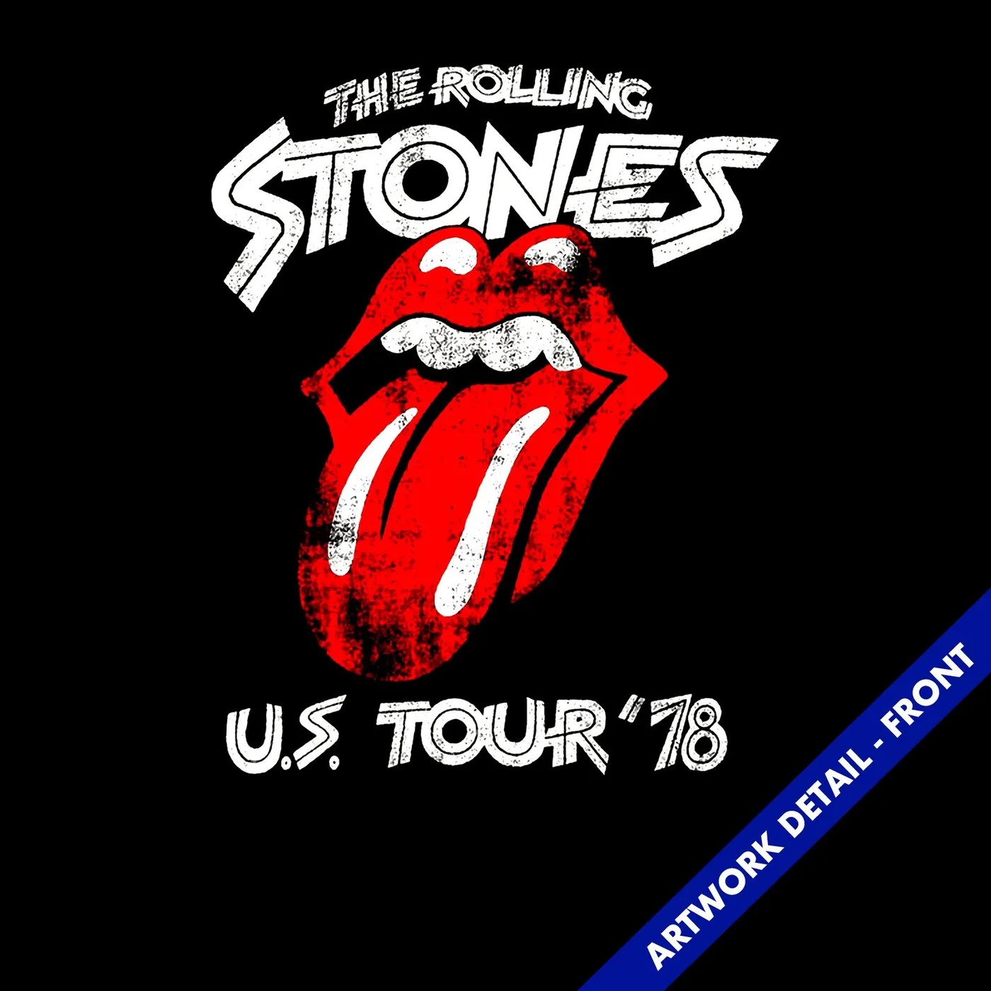 The Rolling Stones T-Shirt | Official Tongue Logo '78 Tour Shirt (Reissue)