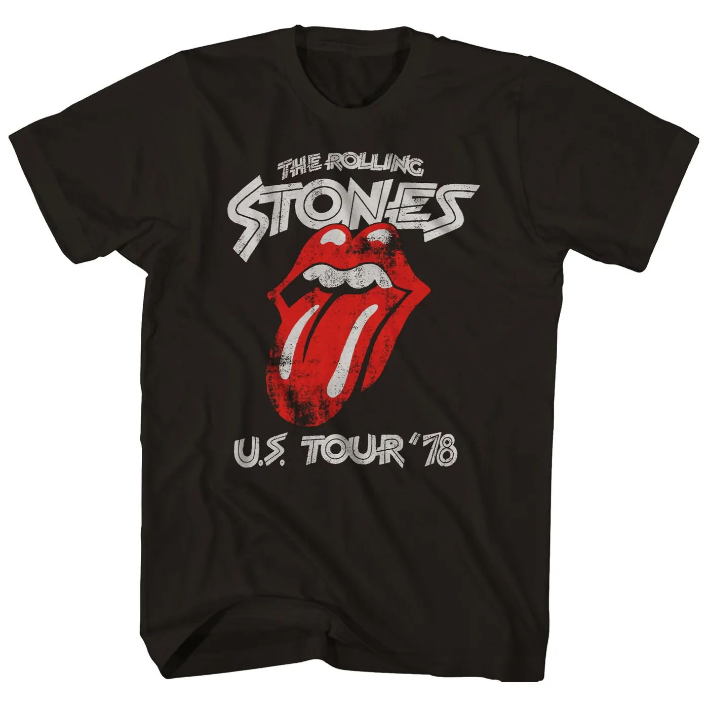 The Rolling Stones T-Shirt | Official Tongue Logo '78 Tour Shirt (Reissue)