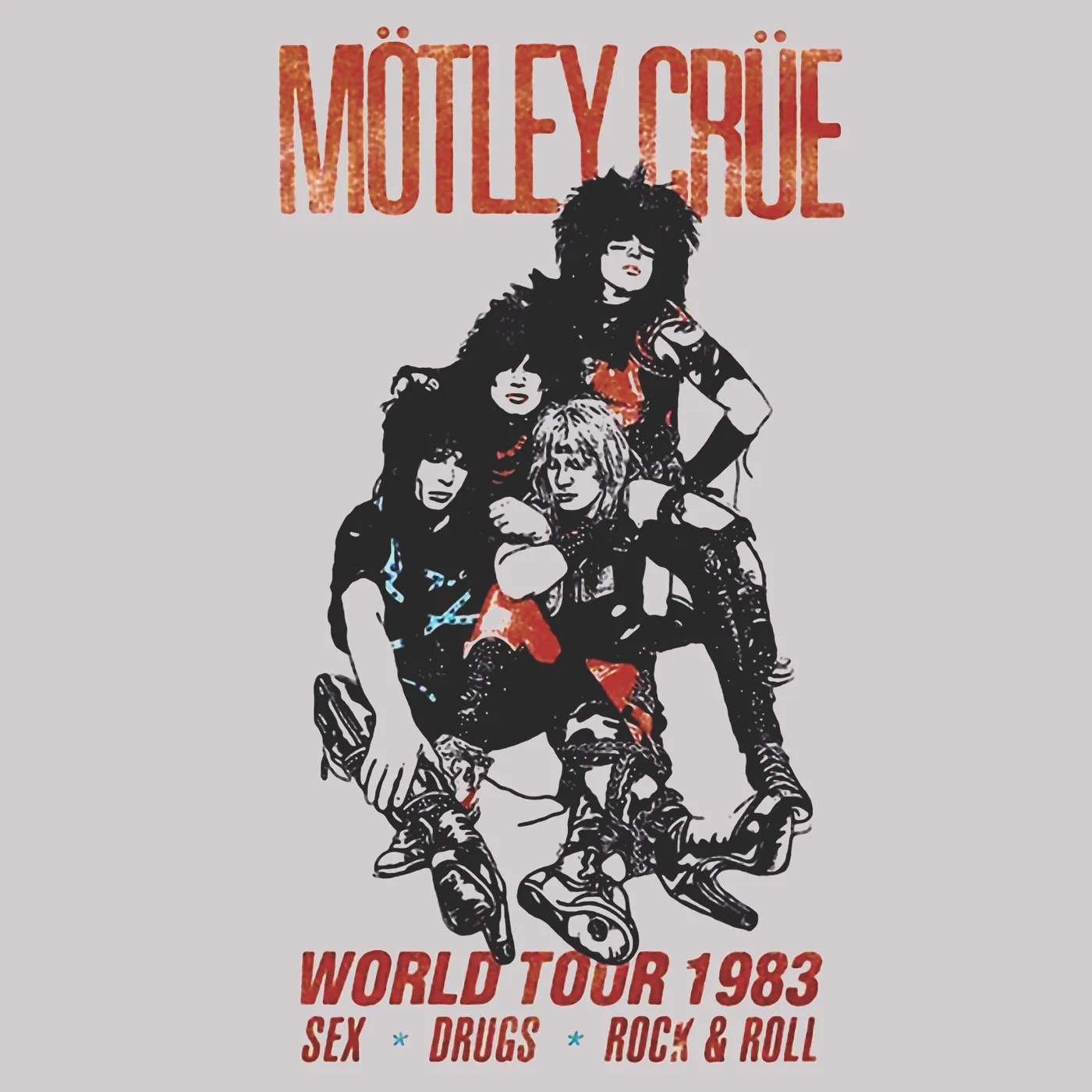 Mötley Crüe T-Shirt | World Tour '83 Motley Crue Shirt (Reissue)