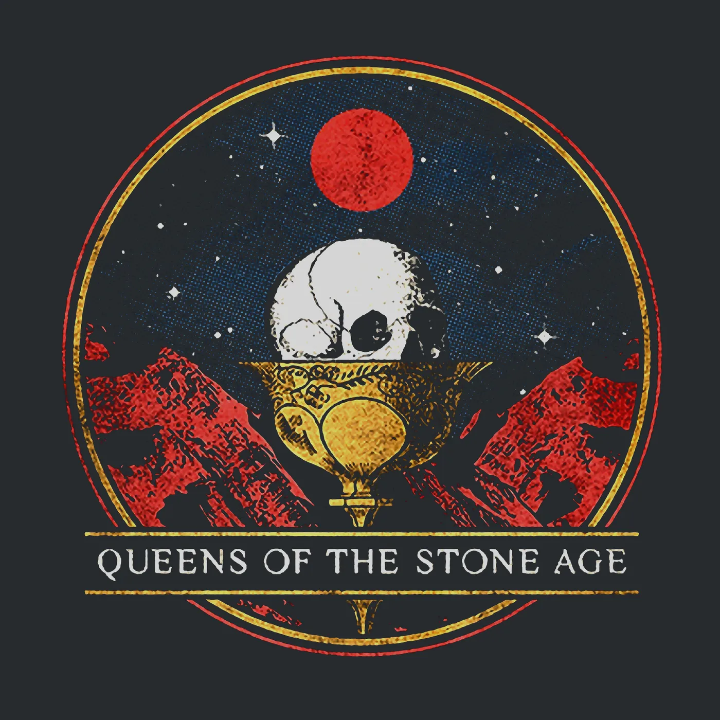 Queens of the Stone Age T-Shirt | Chalice Logo T-Shirt