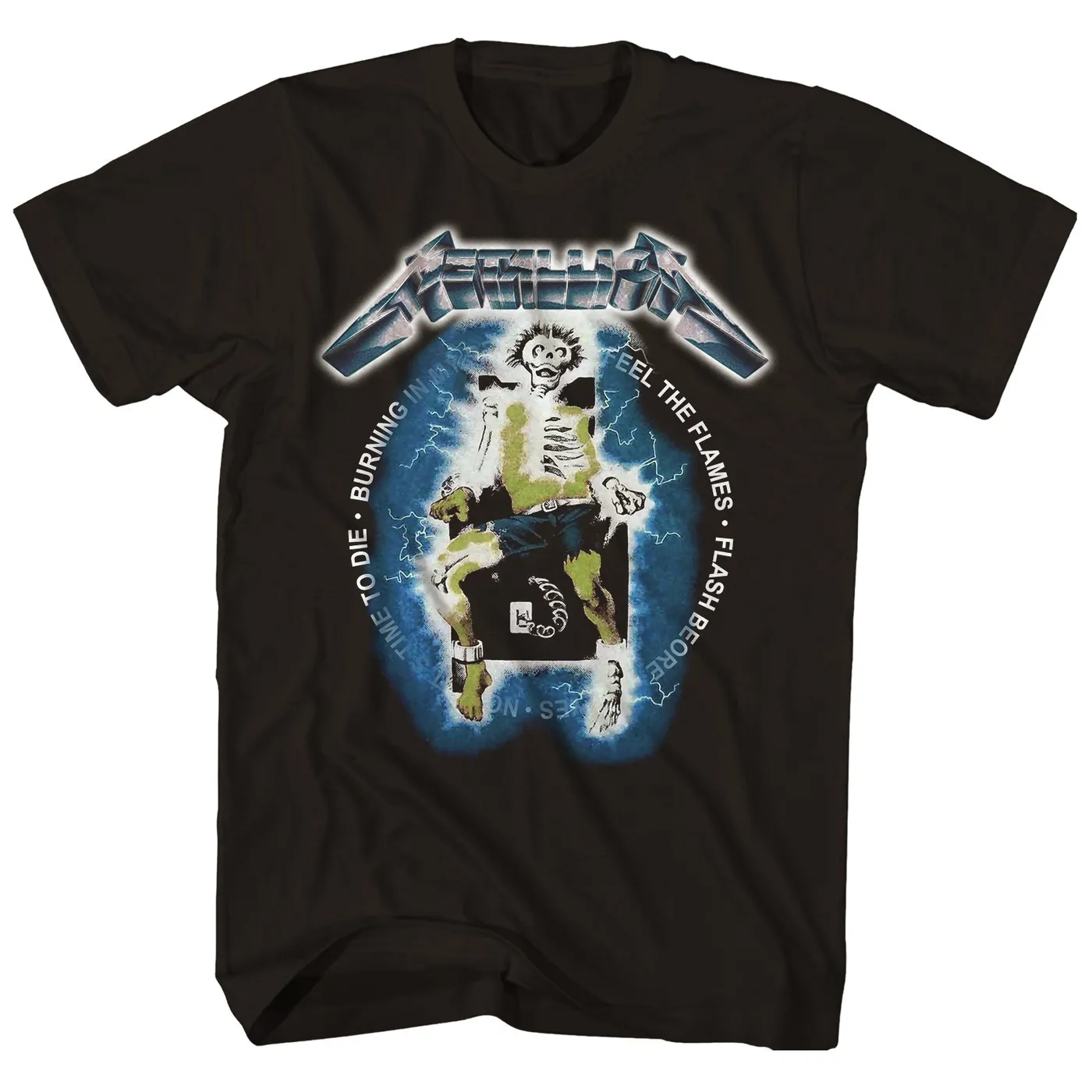 Metallica T-Shirt | Ride The Lightning Electric Chair Metallica Shirt