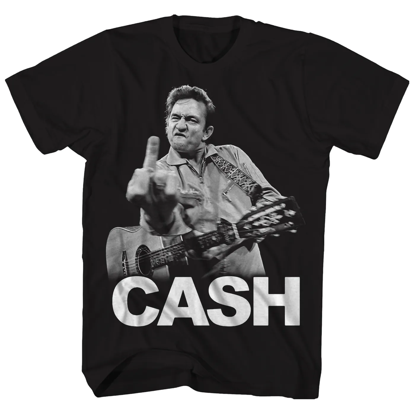 Johnny Cash T-Shirt | Middle Finger Johnny Cash Shirt