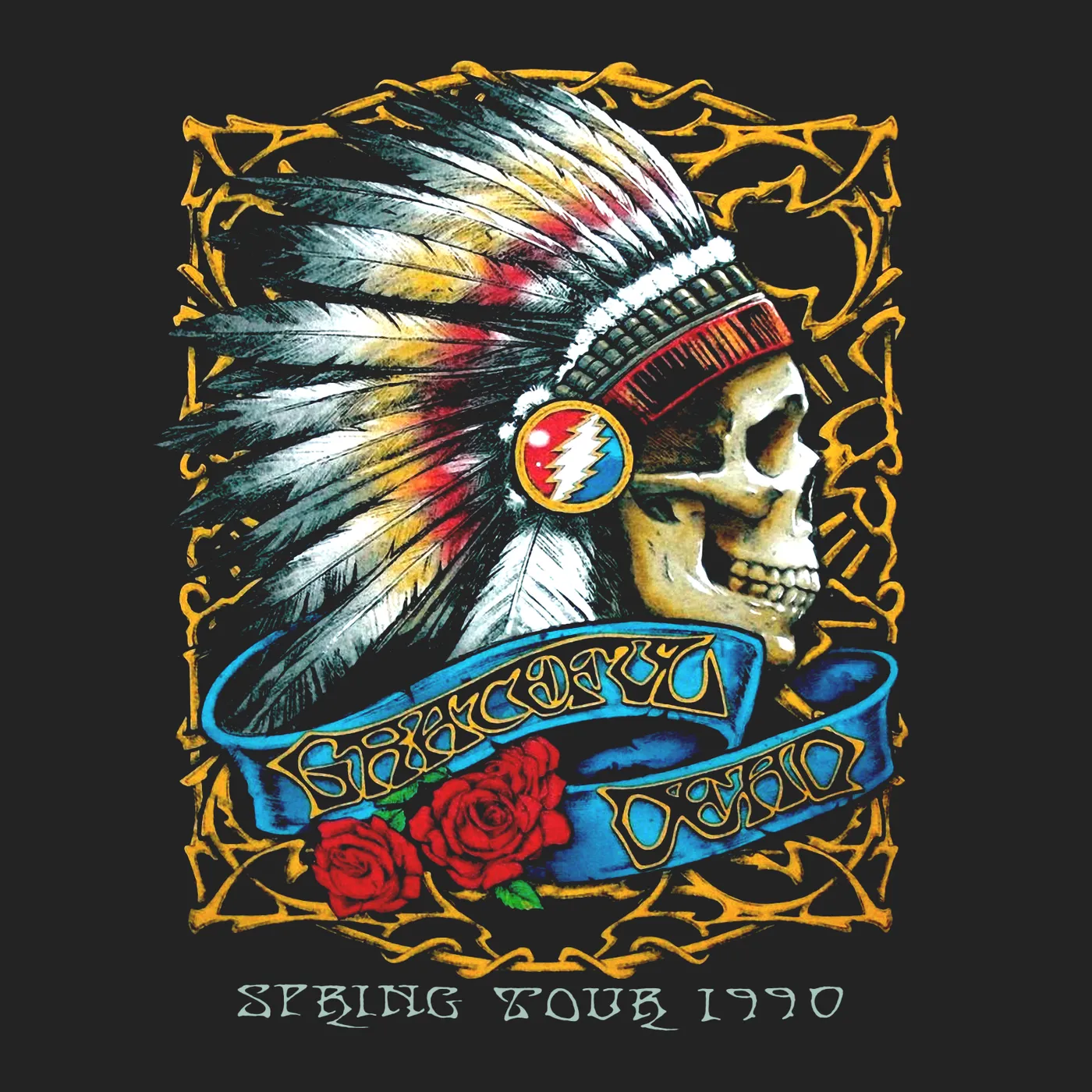 Grateful Dead Long Sleeve Shirt | Spring Tour ’90 Grateful Dead Long Sleeve Shirt (Reissue)