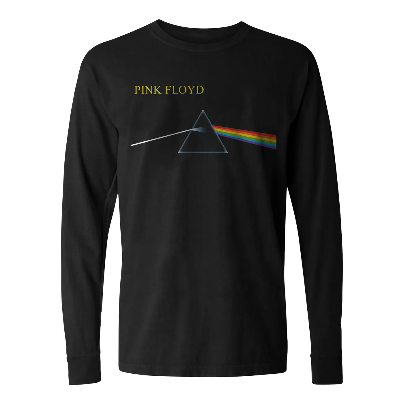 Pink Floyd Long Sleeve Shirt | Dark Side Of The Moon Album Art Pink Floyd Long Sleeve Shirt