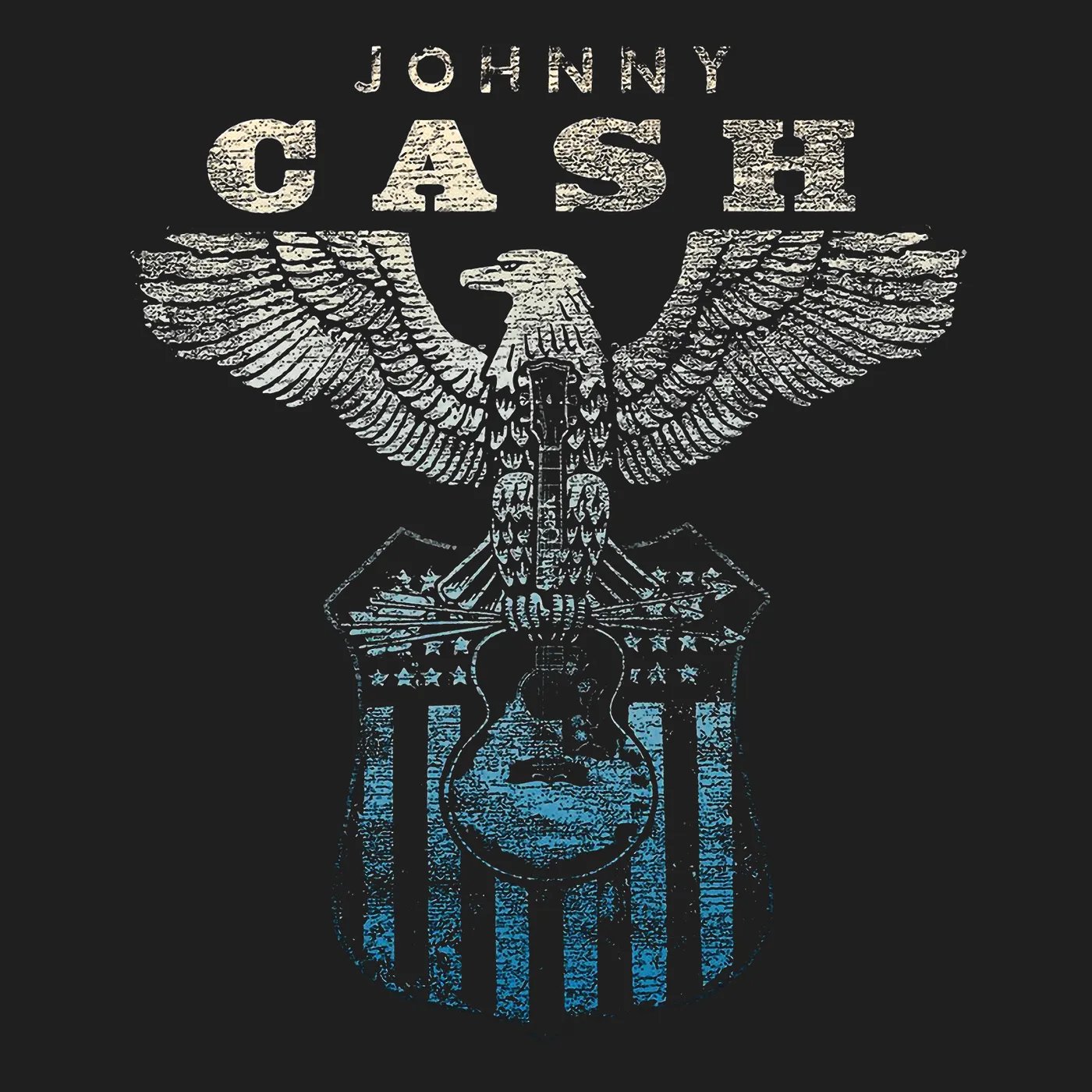 Johnny Cash T-Shirt | Eagle Emblem Johnny Cash Shirt