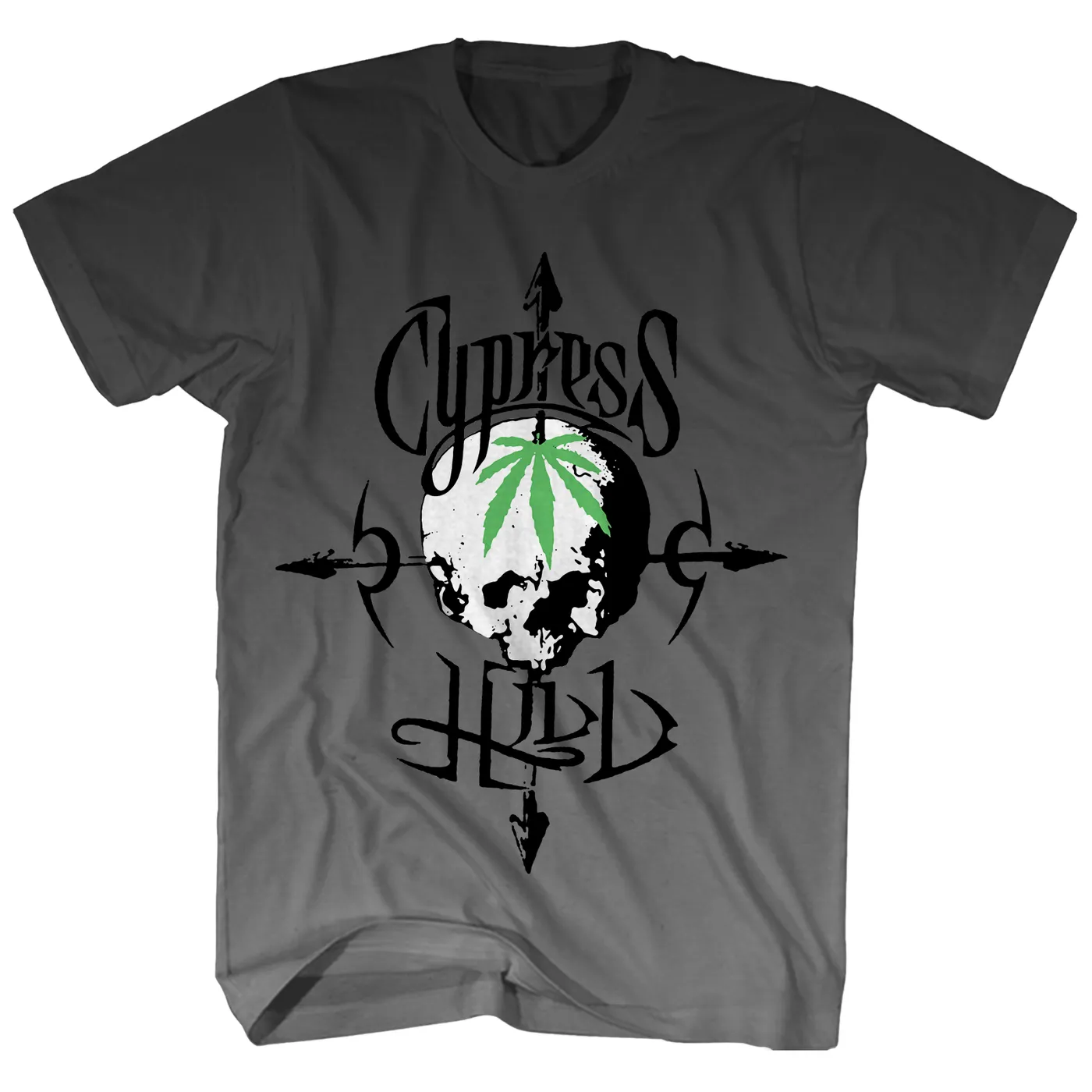 Cypress Hill T-Shirt | Pothead Skull Cypress Hill T-Shirt