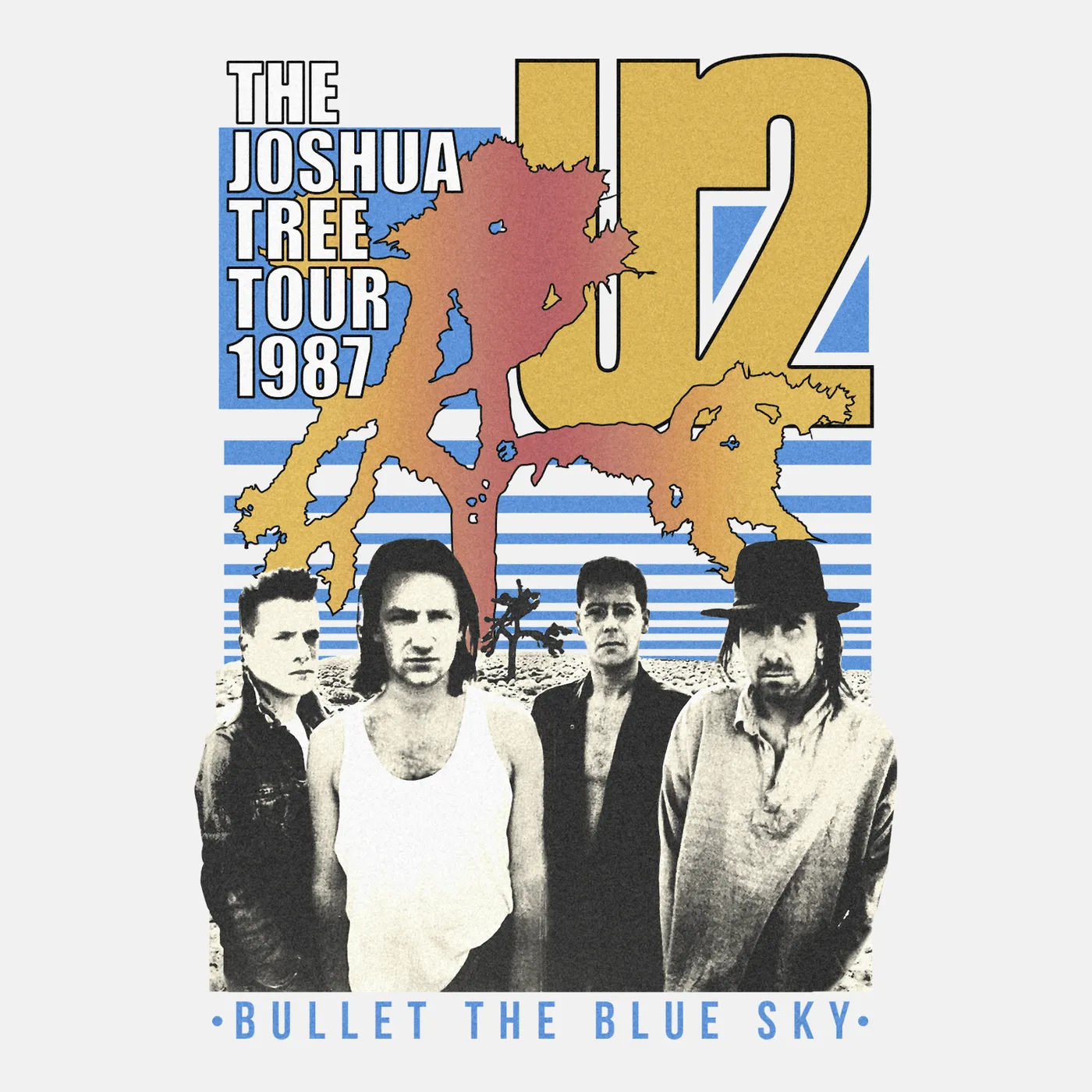 U2 T-Shirt | The Joshua Tree Tour 1987 U2 Shirt