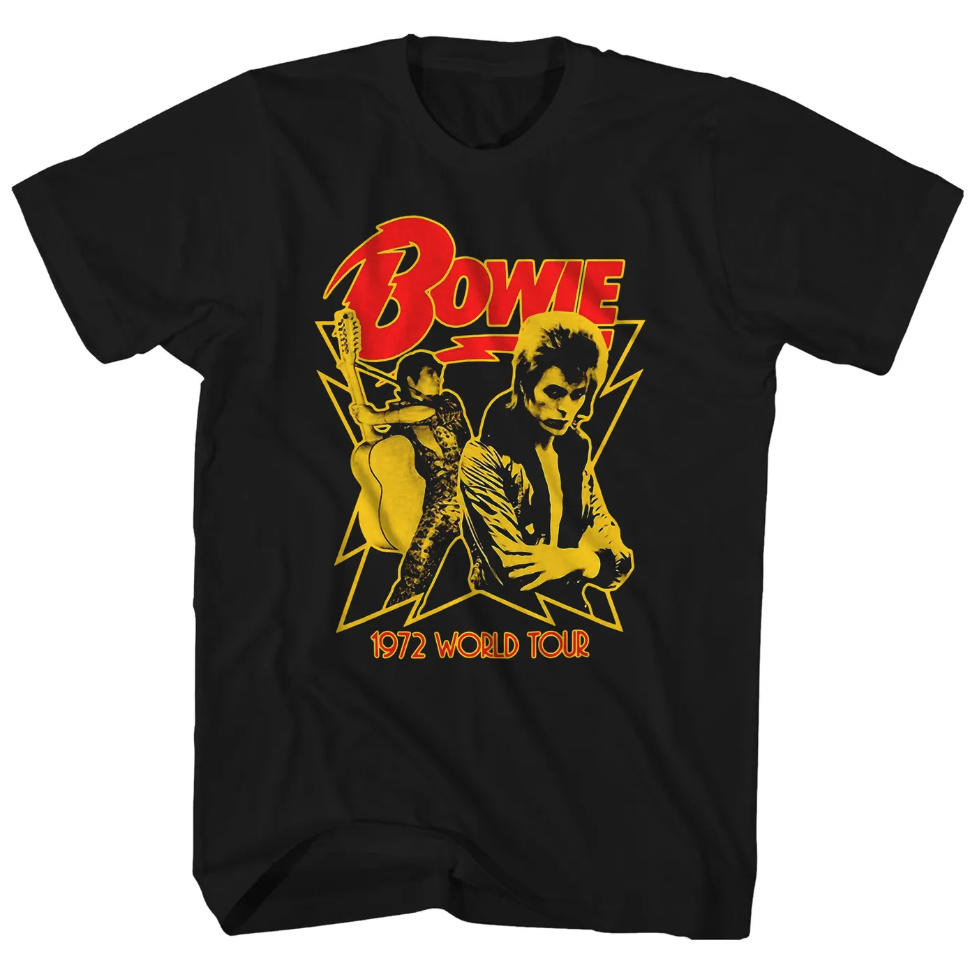 David Bowie T-Shirt | World Tour ’72 David Bowie Shirt (Reissue)
