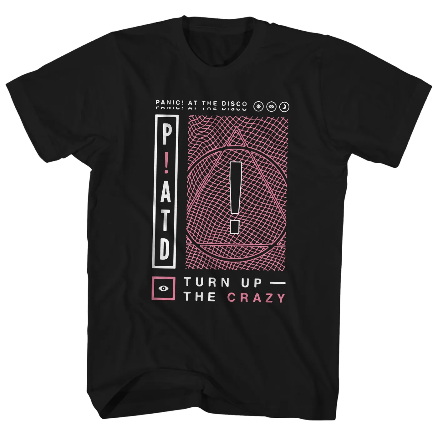 Panic! At The Disco T-Shirt | Turn Up The Crazy Geometric Art Panic At The Disco Shirt