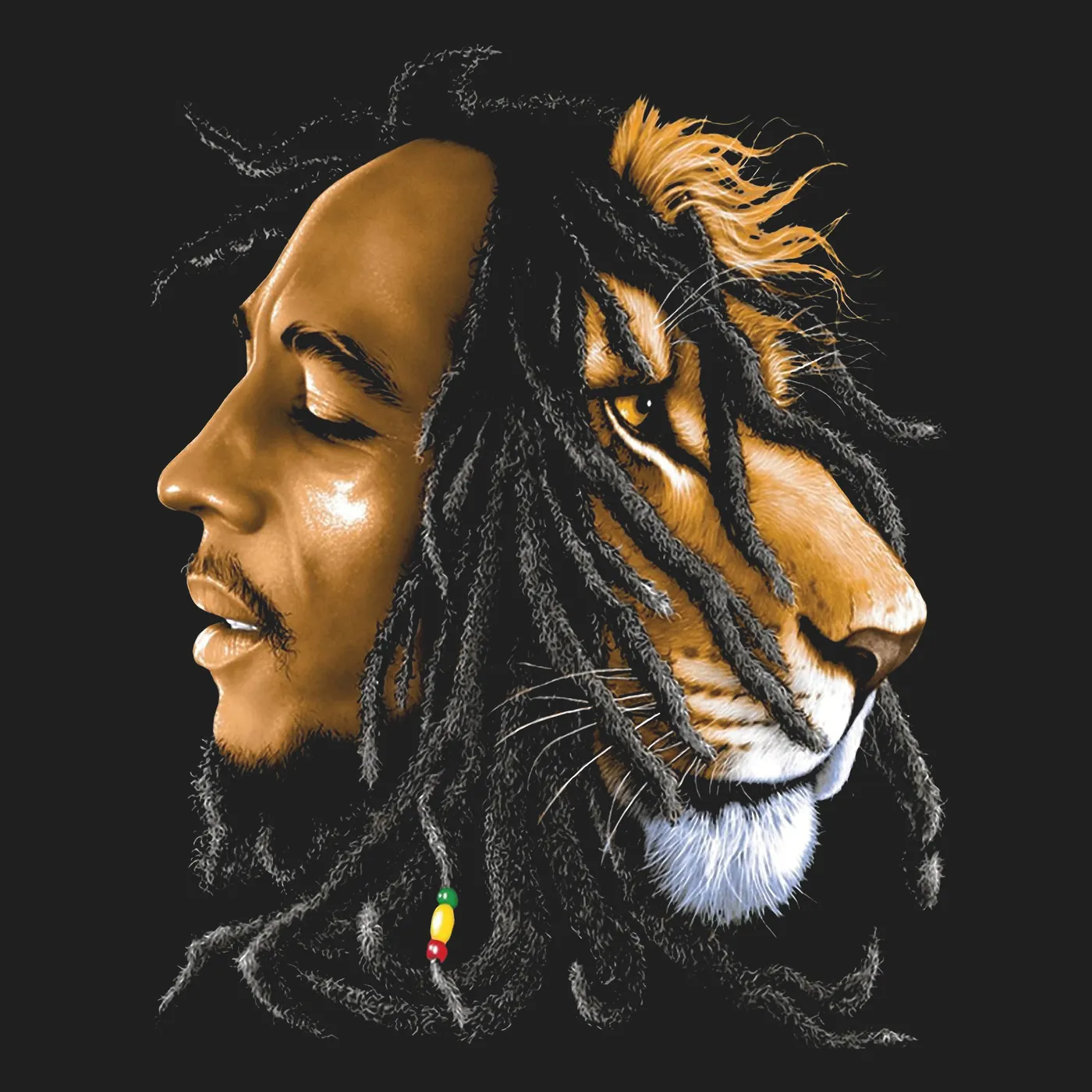 Bob Marley T-Shirt | Zion Lion Profile Bob Marley Shirt