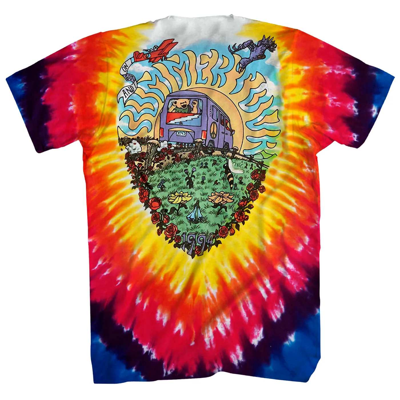 Grateful Dead T-Shirt | Summer Tour '94 Tie Dye Grateful Dead Shirt (Reissue)