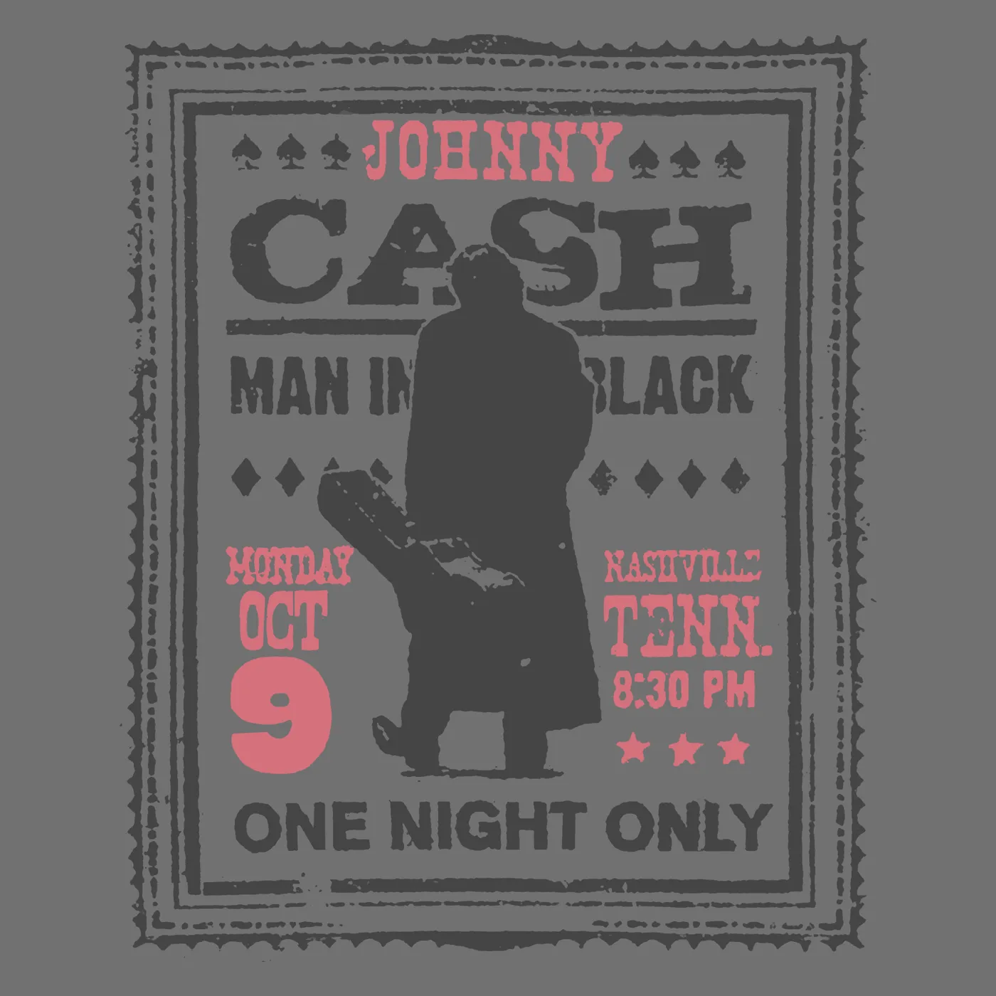Johnny Cash T-Shirt | One Night Only Johnny Cash Shirt