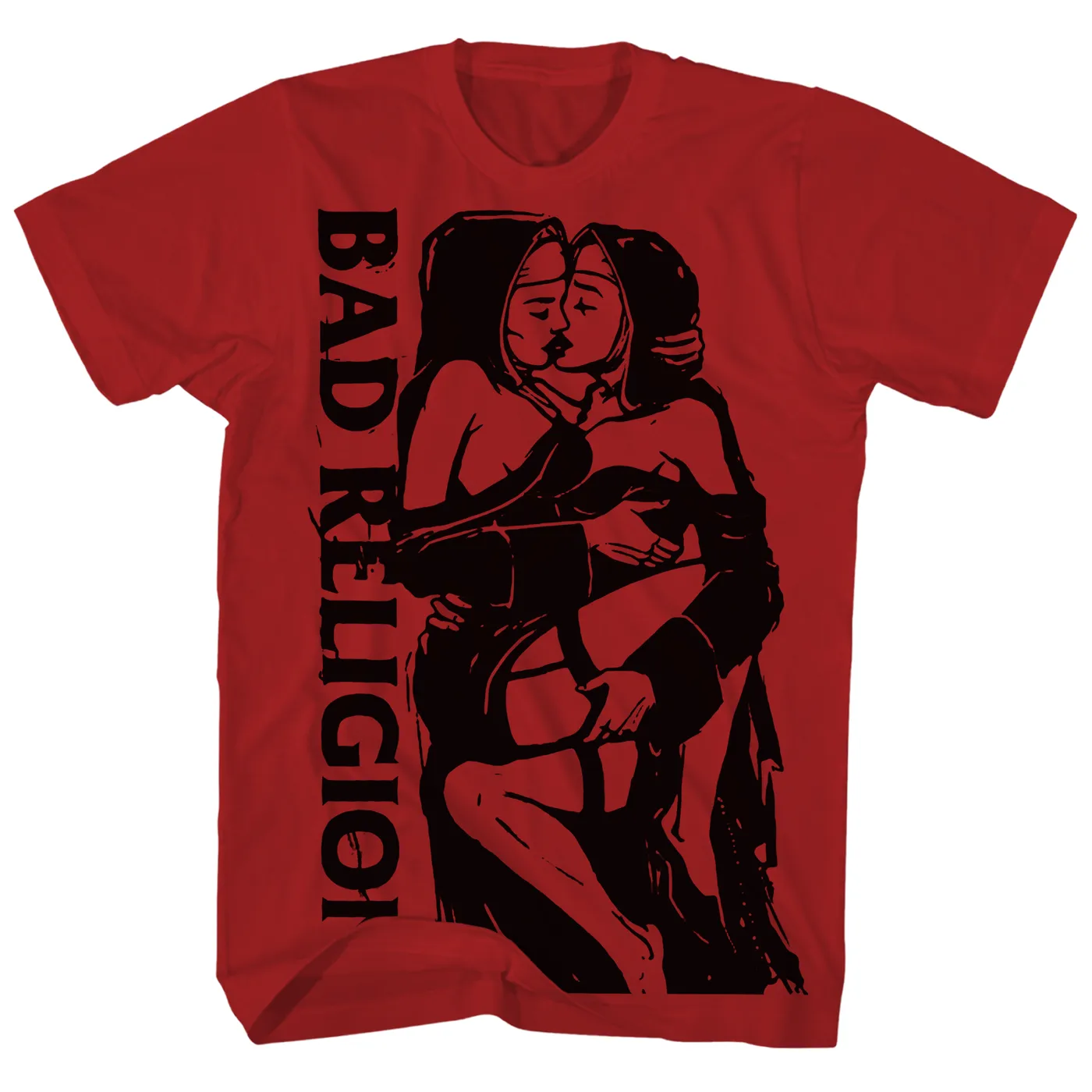 Bad Religion T-Shirt | Intimate Nuns Art Bad Religion Shirt