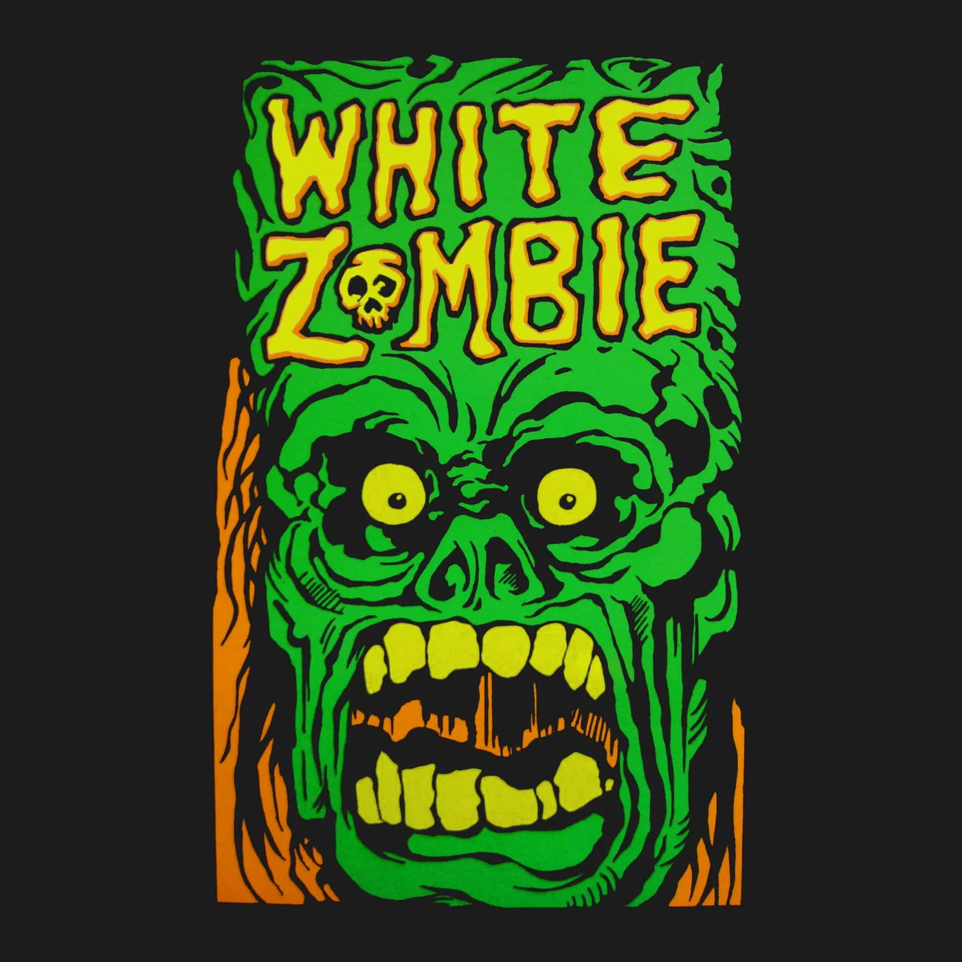 White Zombie T-Shirt | Green Monster Yell Shirt