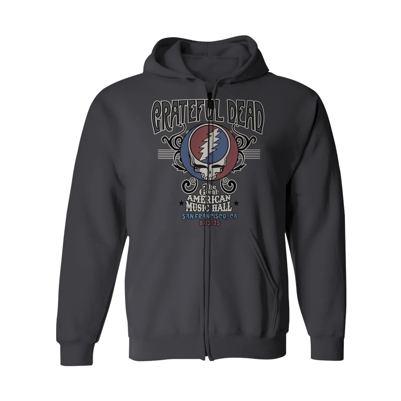 Grateful Dead Zip-Up Hoodie | The Great American Music Hall Grateful Dead Hoodie (Reissue)