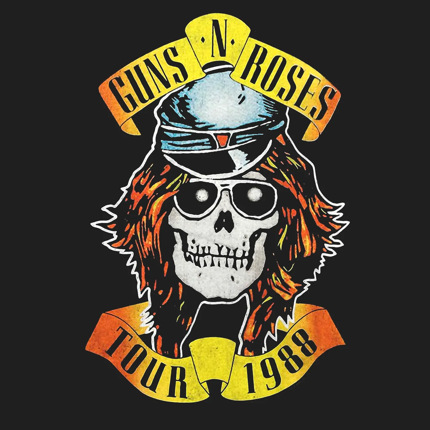 Guns N Roses NJ Summer Jam 1988 Slim Fit T-shirt 373459