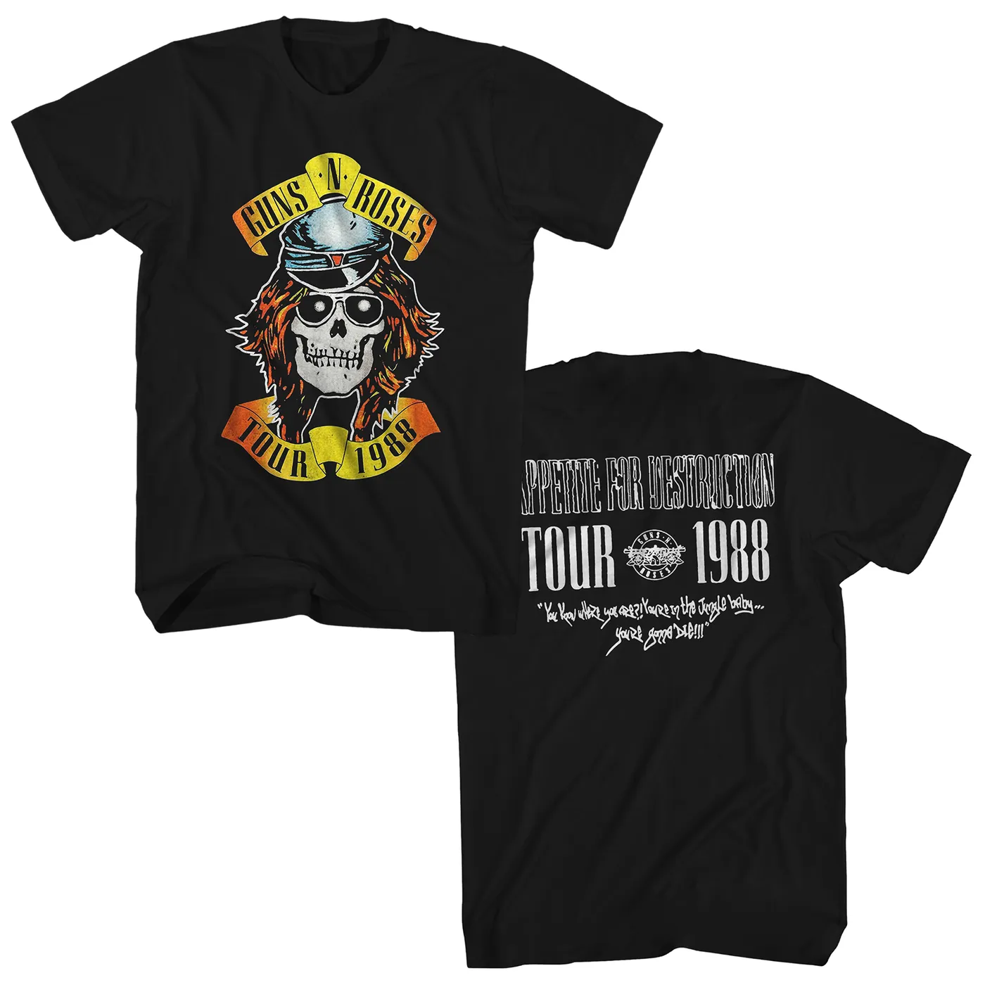Guns N Roses NJ Summer Jam 1988 Slim Fit T-shirt 373459