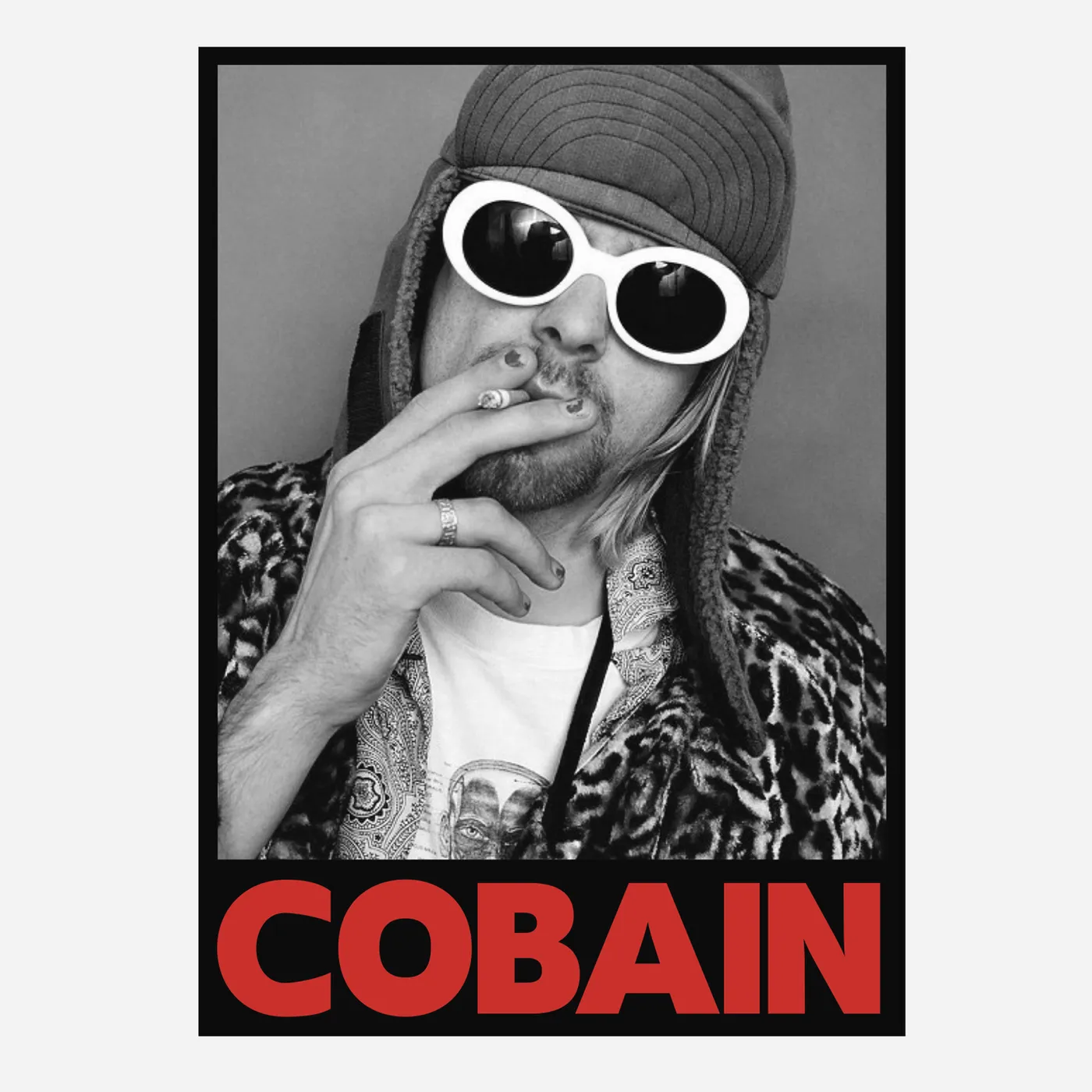 Nirvana T-Shirt | Cobain Smoking Portrait Nirvana Shirt